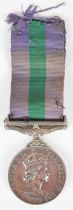 British Army Queen Elizabeth II General Service Medal 1918-62 with clasp for Cyprus named to