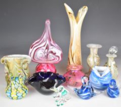 Twelve pieces of decorative glassware including Gozo, Valetta and Mdina, Isle of Wight etc,