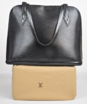 Louis Vuitton Lussac black epi leather tote bag, 39 x 31 x 9cm