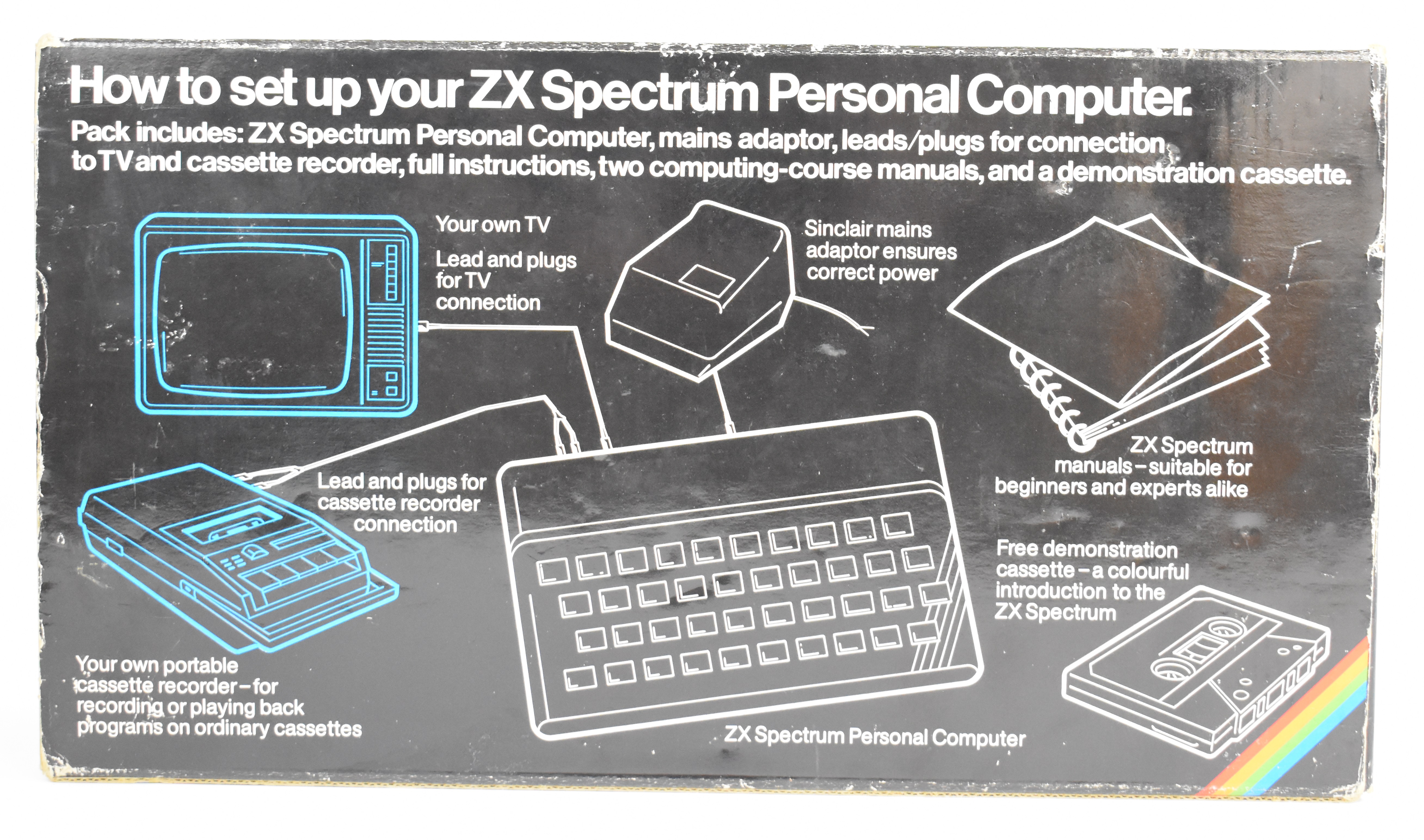 Sinclair ZX Spectrum 48K personal computer with power supply, in original box. - Image 5 of 5