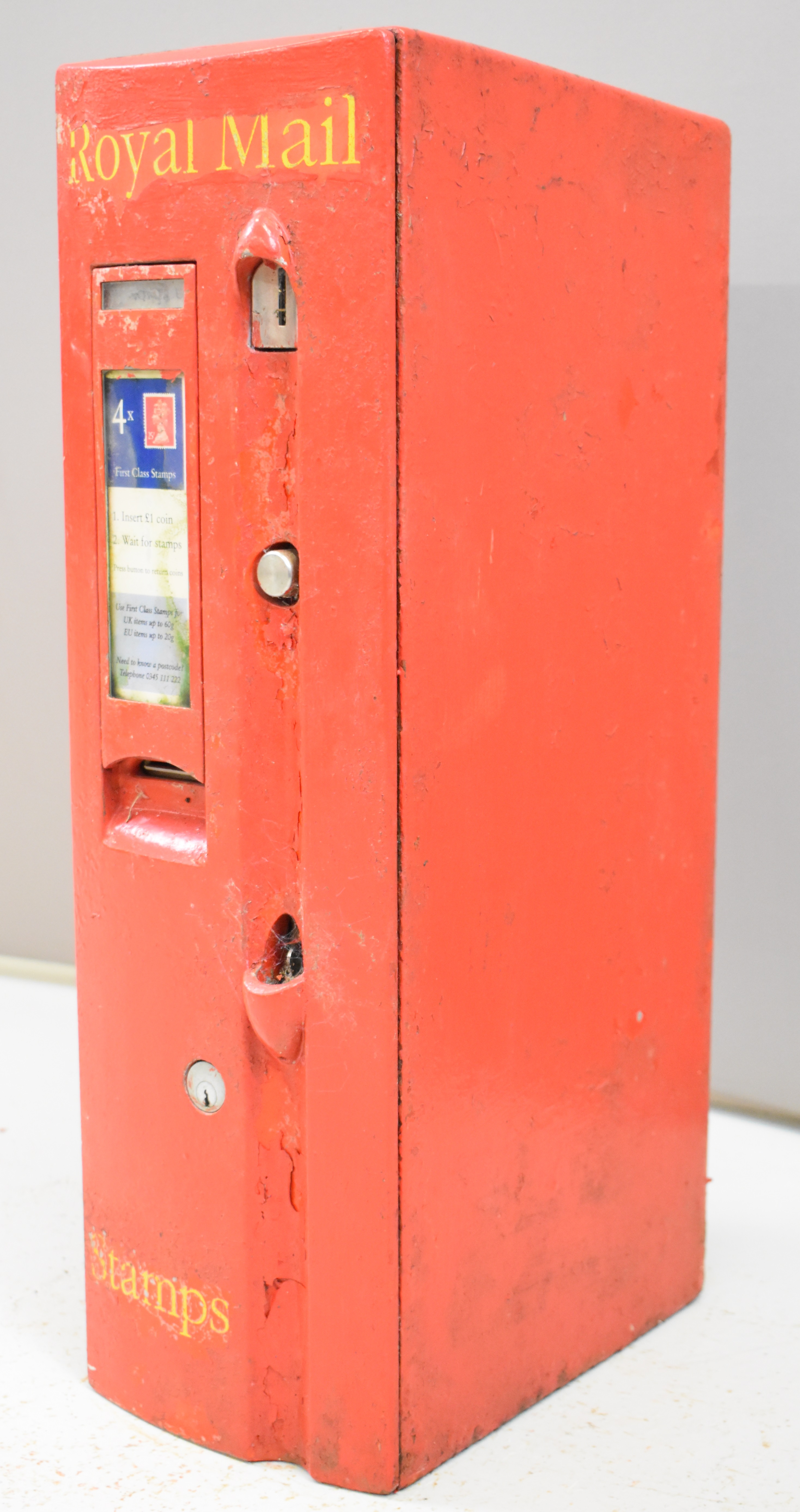 Royal Mail coin operated stamp dispensing machine, overall height 61cm - Image 3 of 6