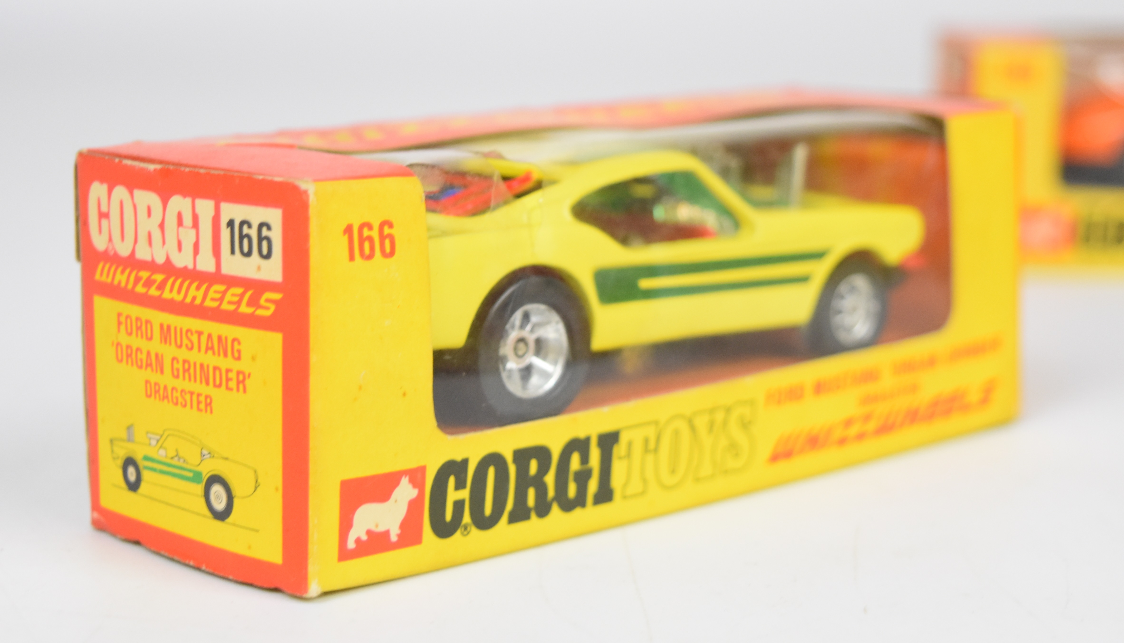 Four Corgi Toys Whizzwheels diecast model cars comprising Roger Clark's 3 Litre V.6 Ford Capri - Image 4 of 5