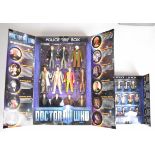 Character Options Doctor Who eleven figure boxed set together with a similar micro-figure set.