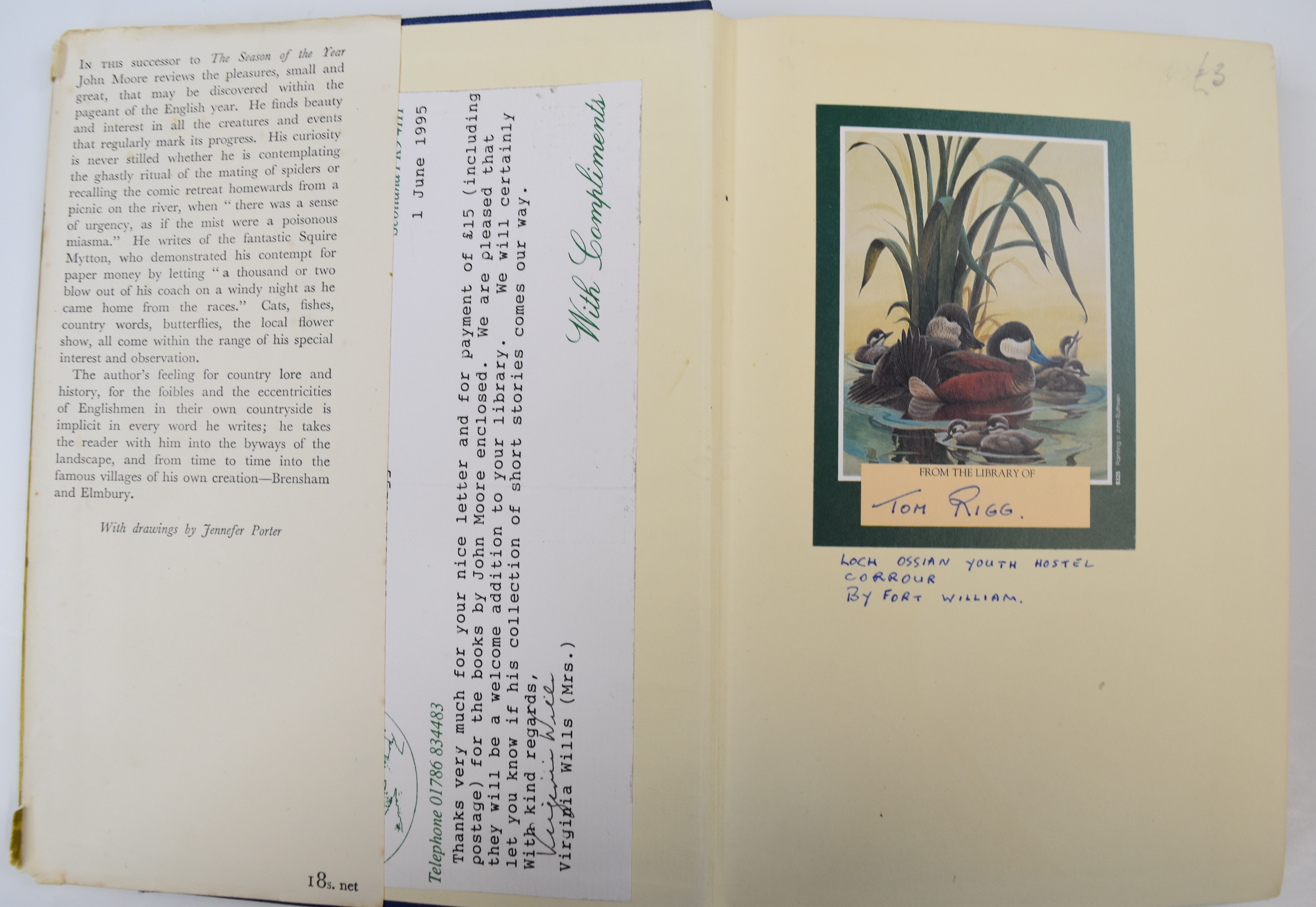 Collection of books by John Moore (1907-1967) poet and author of books on the countryside to include - Image 6 of 7