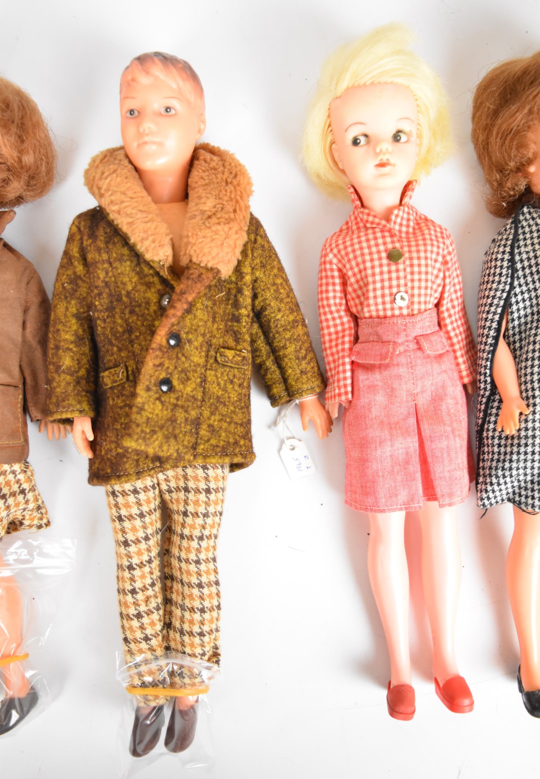 Six vintage Sindy and Paul dolls by Pedigree dressed in original 1960's outfits to include - Image 3 of 4