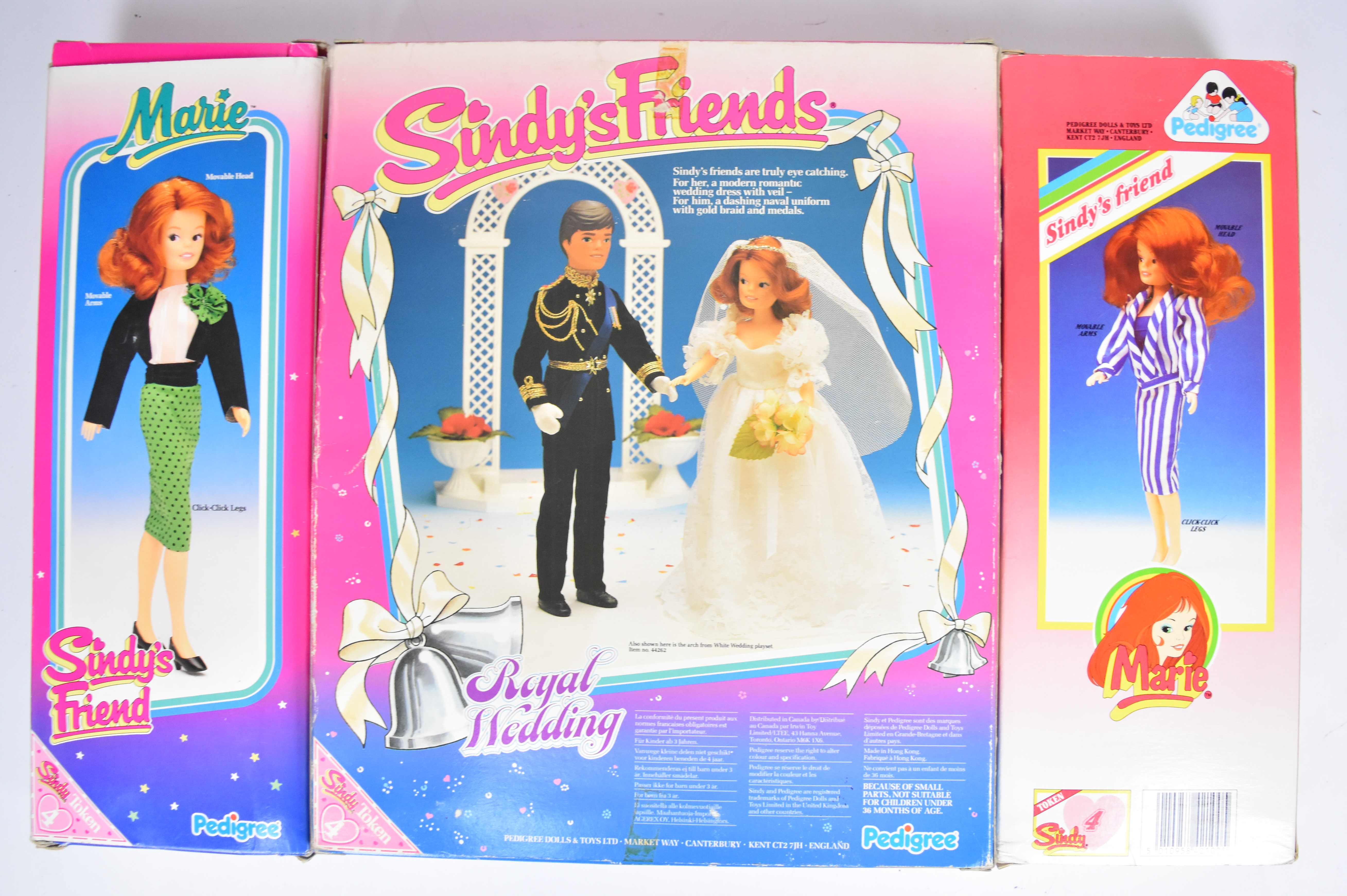 Three Sindy's Friend dolls by Pedigree comprising Marie 42150, Marie 42100 and Royal Wedding set - Image 5 of 5