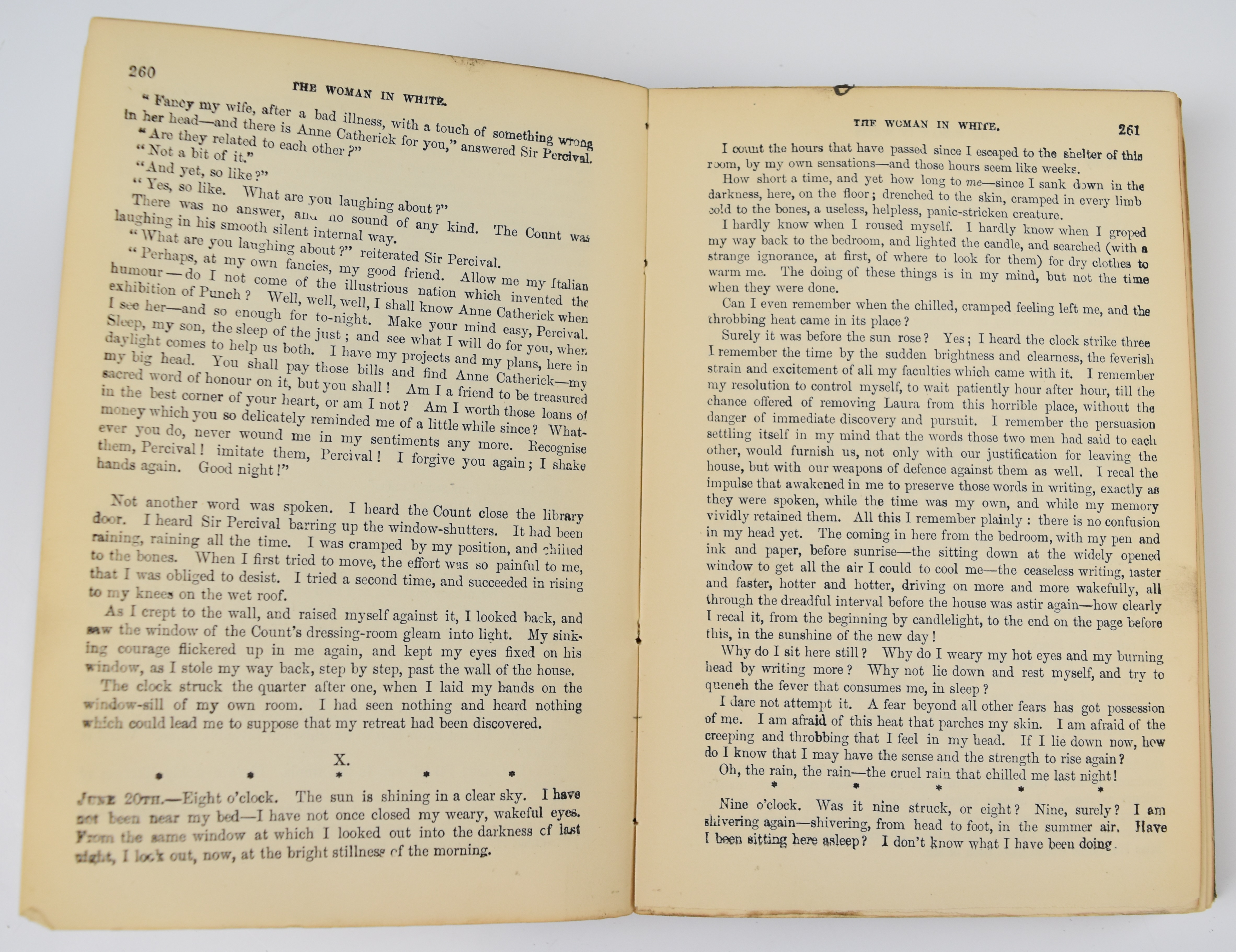 The Woman In White by Wilkie Collins, published Chatto & Windus 1886 New Edition, in publisher's - Image 4 of 5