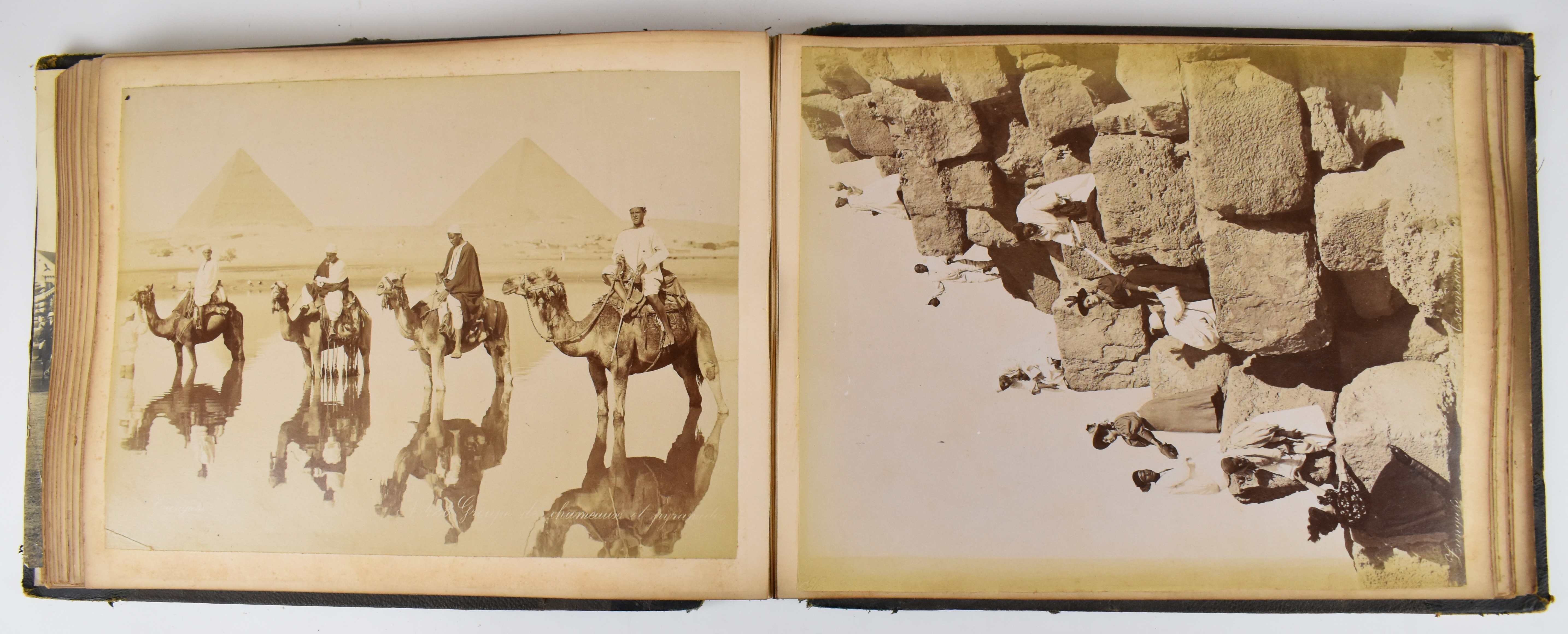 Two Victorian Grand Tour albums of mainly Italian scenes including Napoli, Pompei, Rome, Venice, - Image 7 of 13