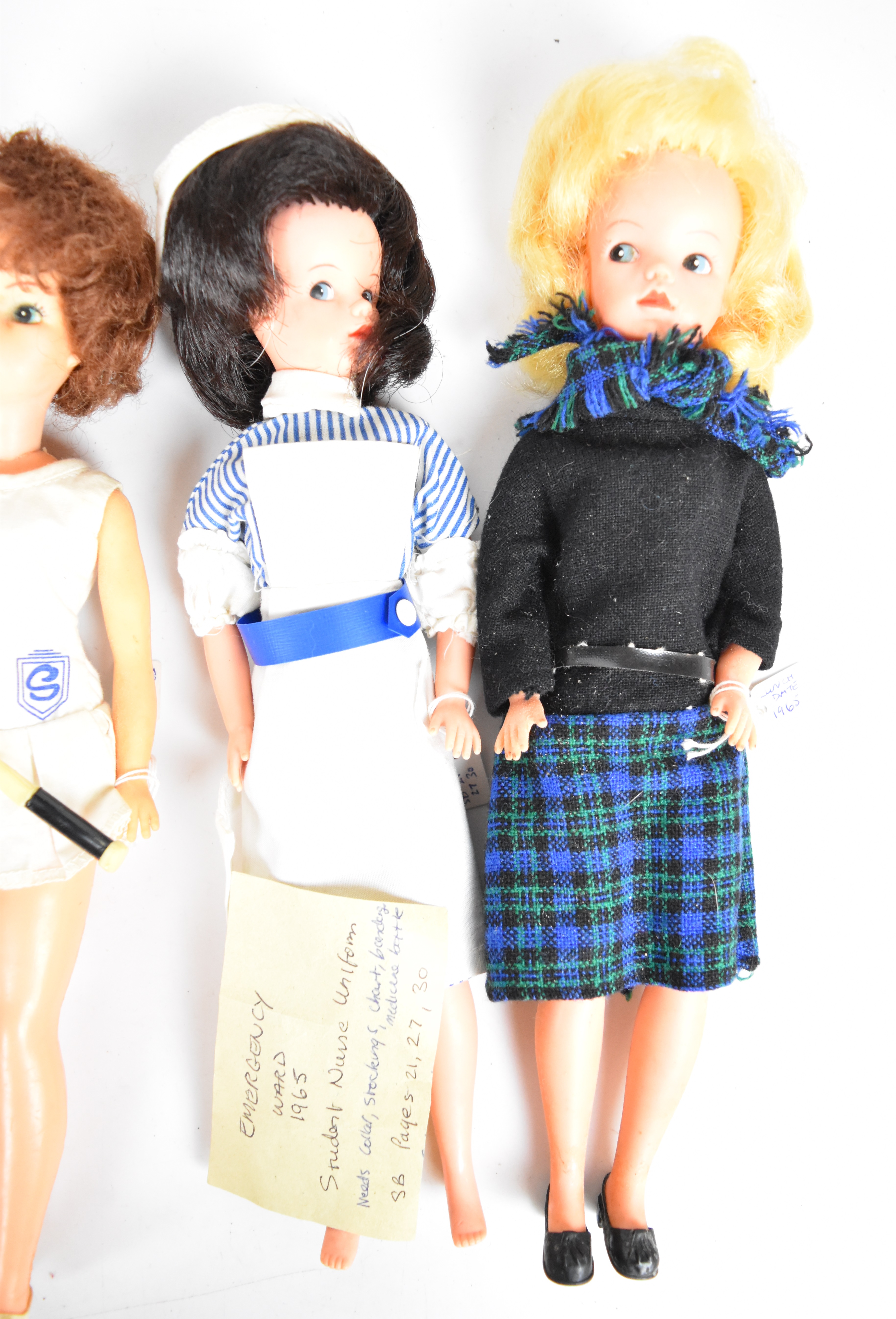 Six vintage Sindy dolls by Pedigree in original outfits to include Frosty Nights, Centre Court, - Image 2 of 4