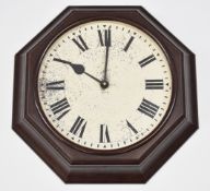 Octagonal Bakelite wall clock with GPO to dial, overall width 42.5cm, being sold by the now closed