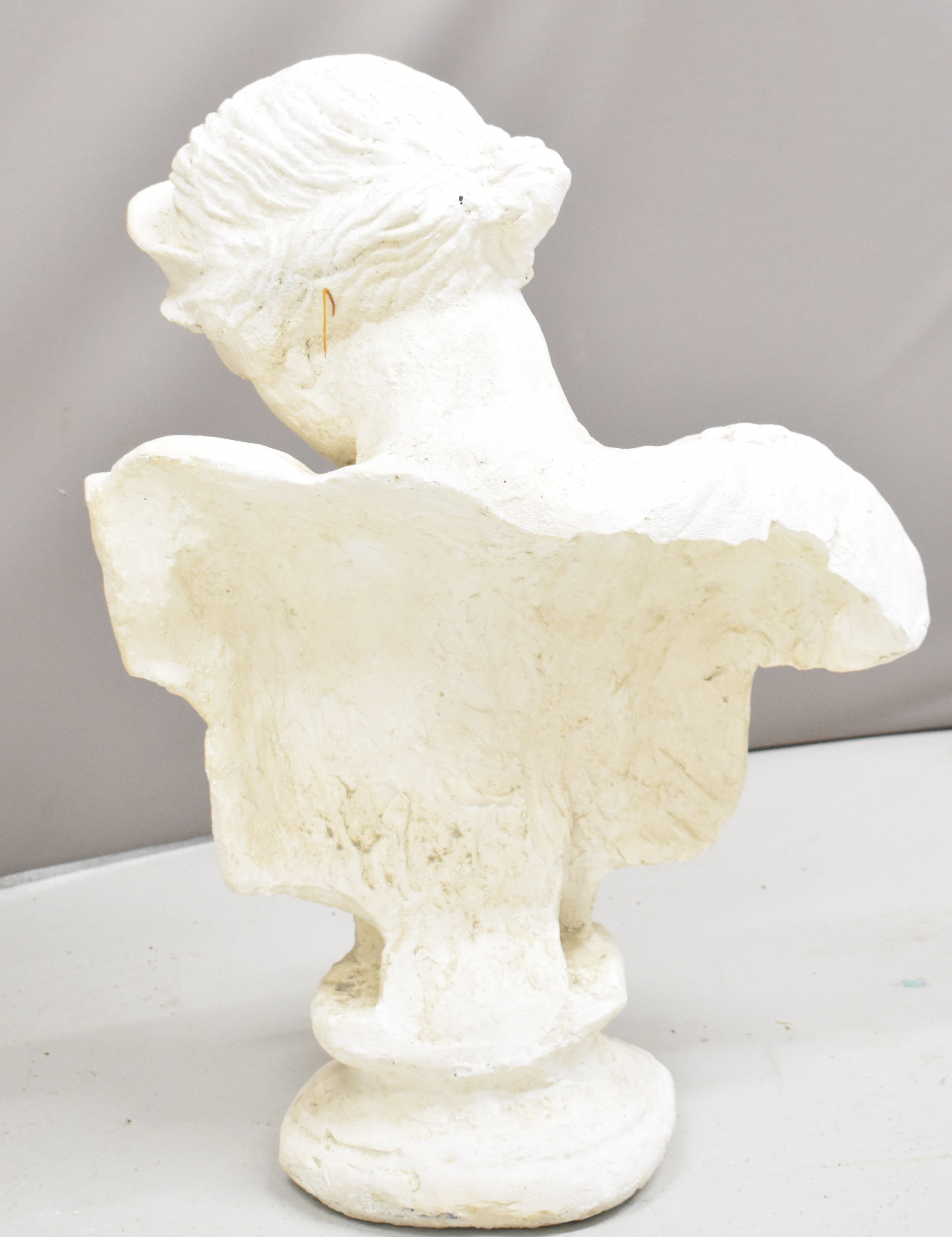 Classical style bust of a lady, on socle base, height 69cm - Image 3 of 3