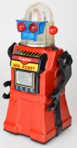 Japanese battery operated tinplate 'Cragstans Mr. Robot' by Yonezawa (Japan), height 28cm.