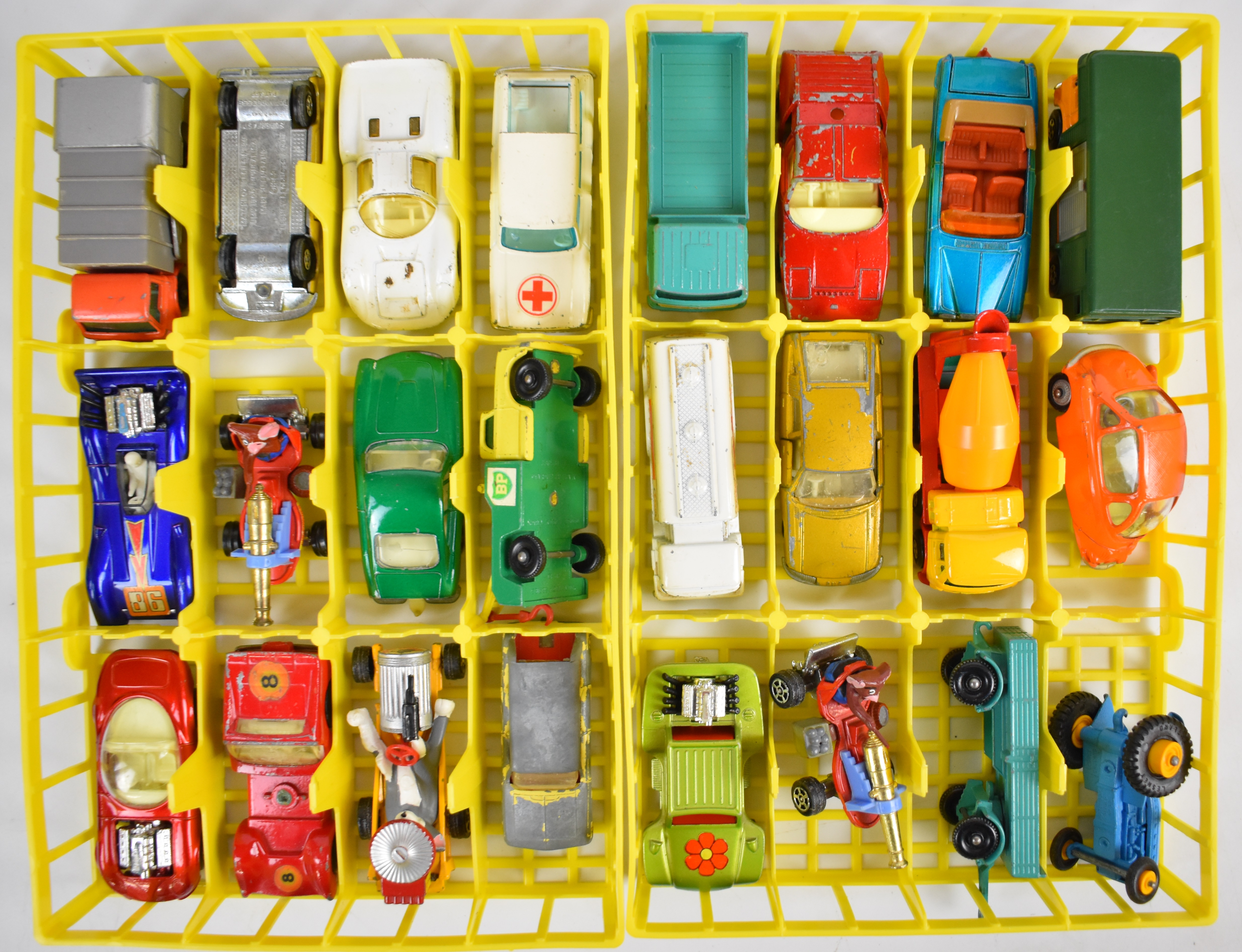 Forty-eight Matchbox Superfast diecast model cars with vinyl collector's carry case. - Image 2 of 4