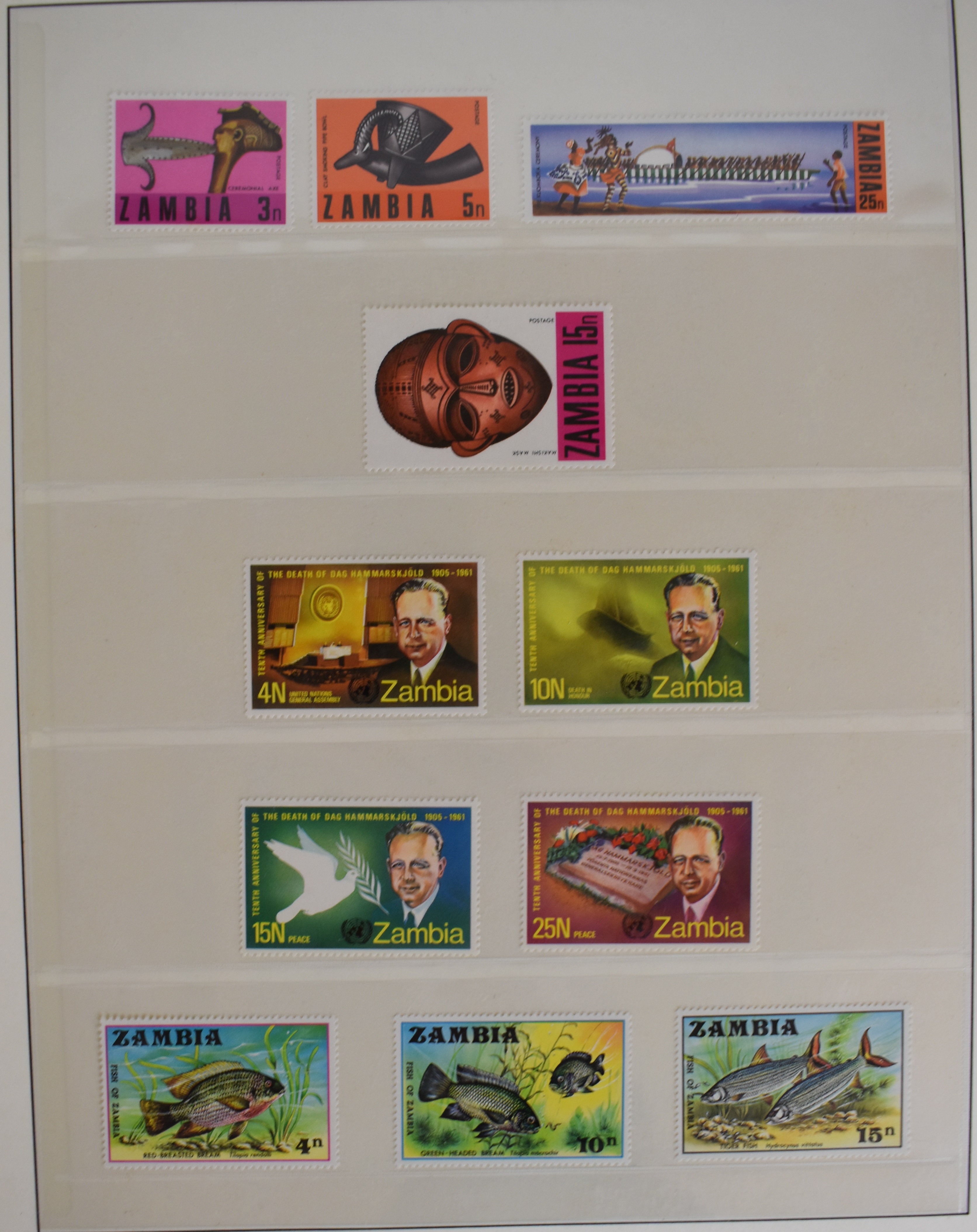 A large GB Commonwealth stamp collection in various stockbooks, Lindner albums and folders, mint and - Image 8 of 15