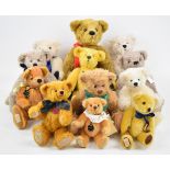 Twelve Deans Rag Book limited edition Teddy bears, most with original labels and tags to include