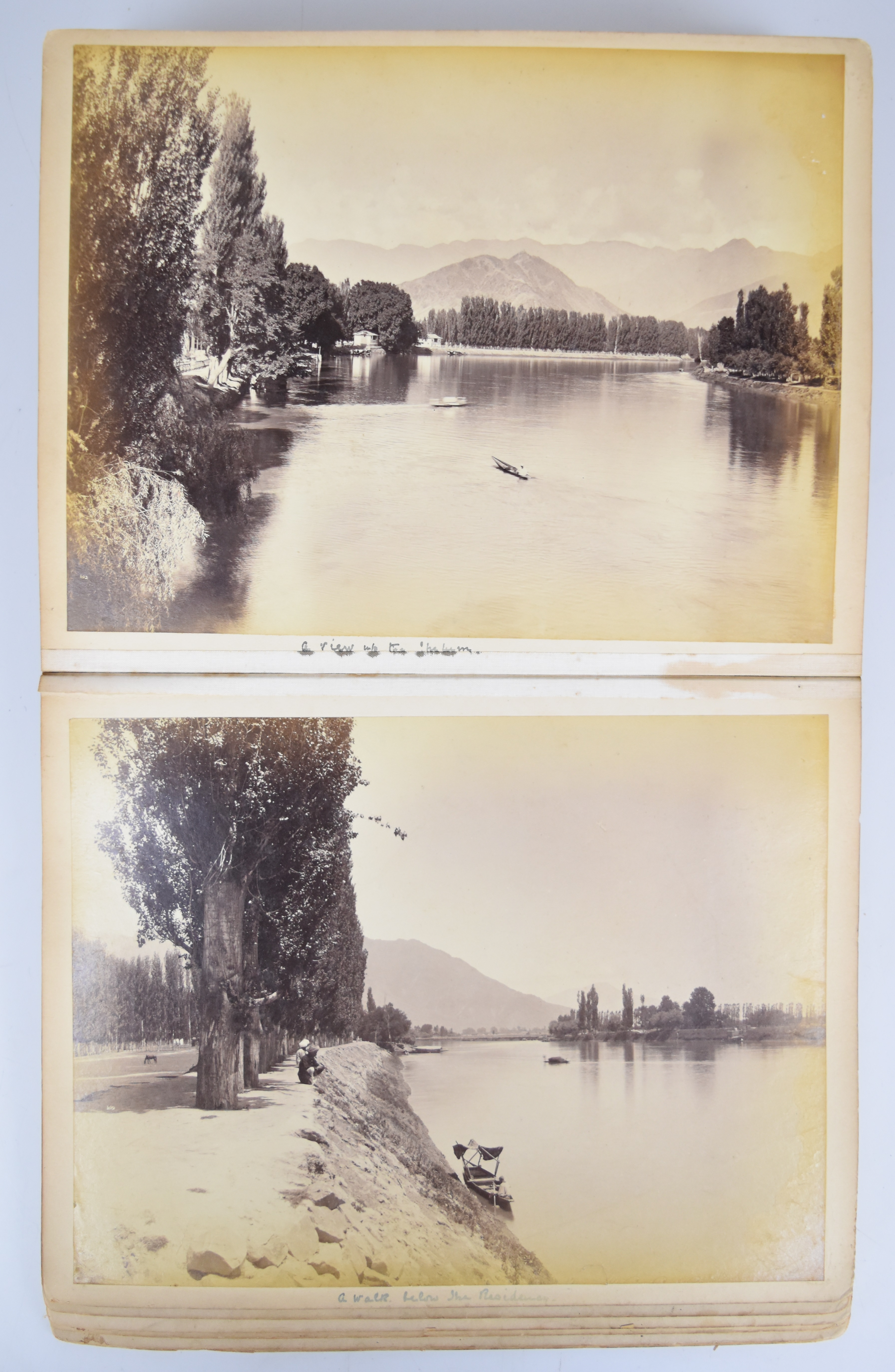 An album of late 19th and early 20thC large format photographs of Indian interest. Beginning with - Image 21 of 29