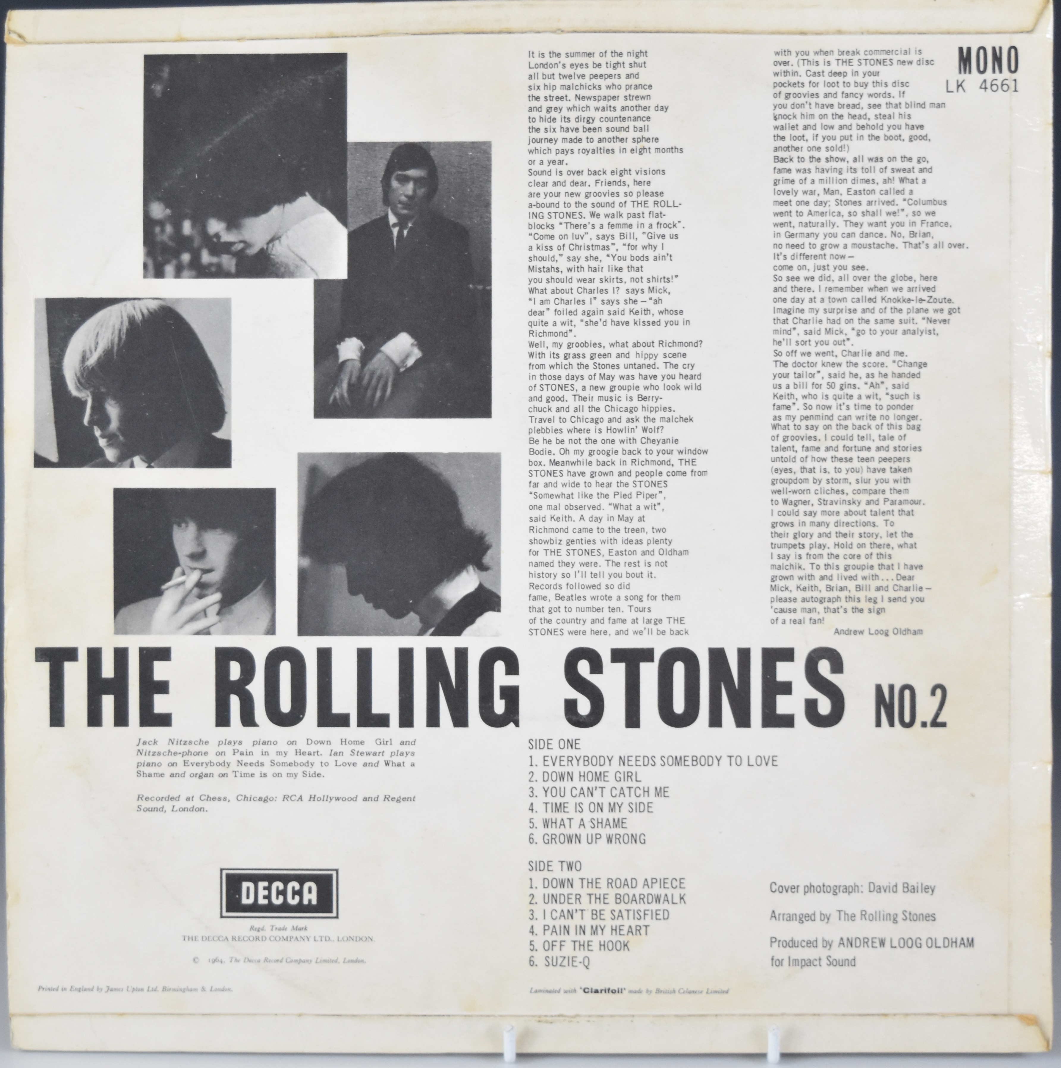 Three Rolling Stone albums comprising hexagonal cover Through The Past Darkly (LK5019) stereo, The - Image 5 of 5