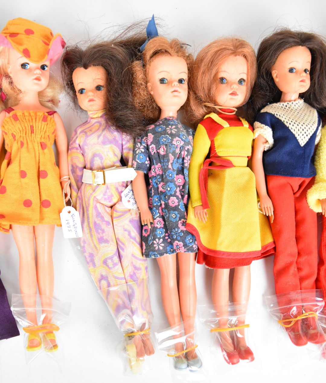 Eleven vintage Sindy dolls by Pedigree dressed in original 1970's outfits to include Sunspotter, - Image 3 of 5