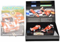 Scalextric 50 Years anniversary boxed set, limited edition 3711 of 7000, to include Ferrari 375 F1