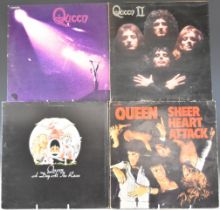 Eleven Queen albums comprising Sheer Heart Attack, Queen II, A Day At The Races, Queen, The Works,