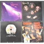 Eleven Queen albums comprising Sheer Heart Attack, Queen II, A Day At The Races, Queen, The Works,