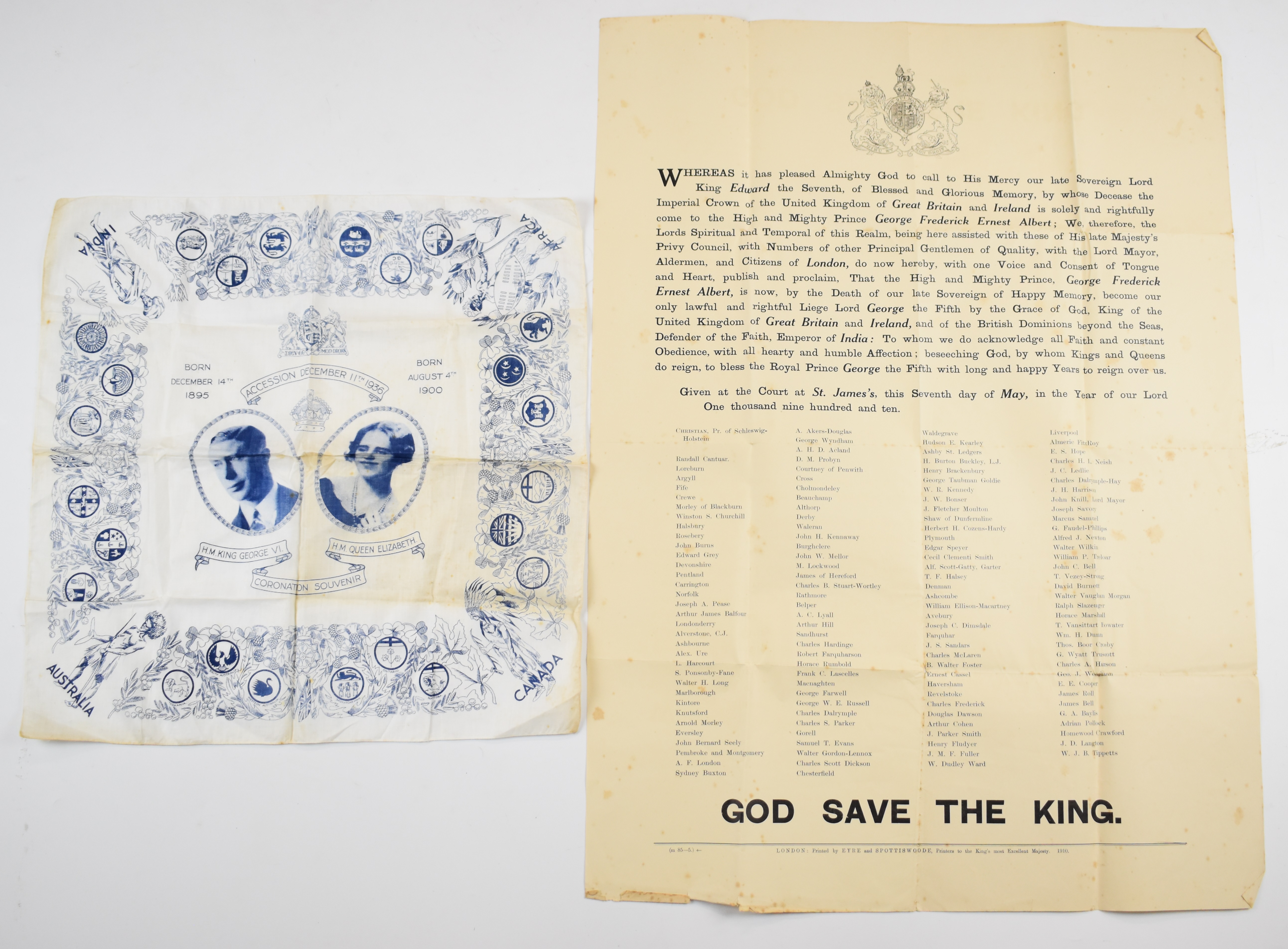 Military and social history including 1910 roll call 'God Save The King' coronation, 1st Queen's - Image 7 of 13
