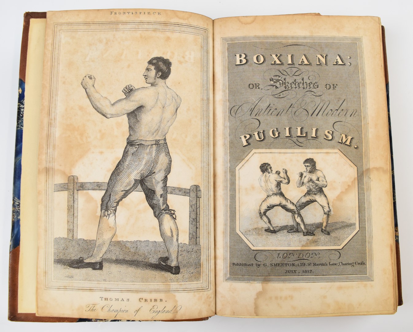 [Boxing] Boxiana; or Sketches of Ancient and Modern Pugilism from the days of the renowned Broughton - Image 2 of 4