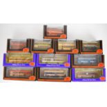 Eleven Gilbow Exclusive First Editions (EFE) diecast model buses, all in original boxes.