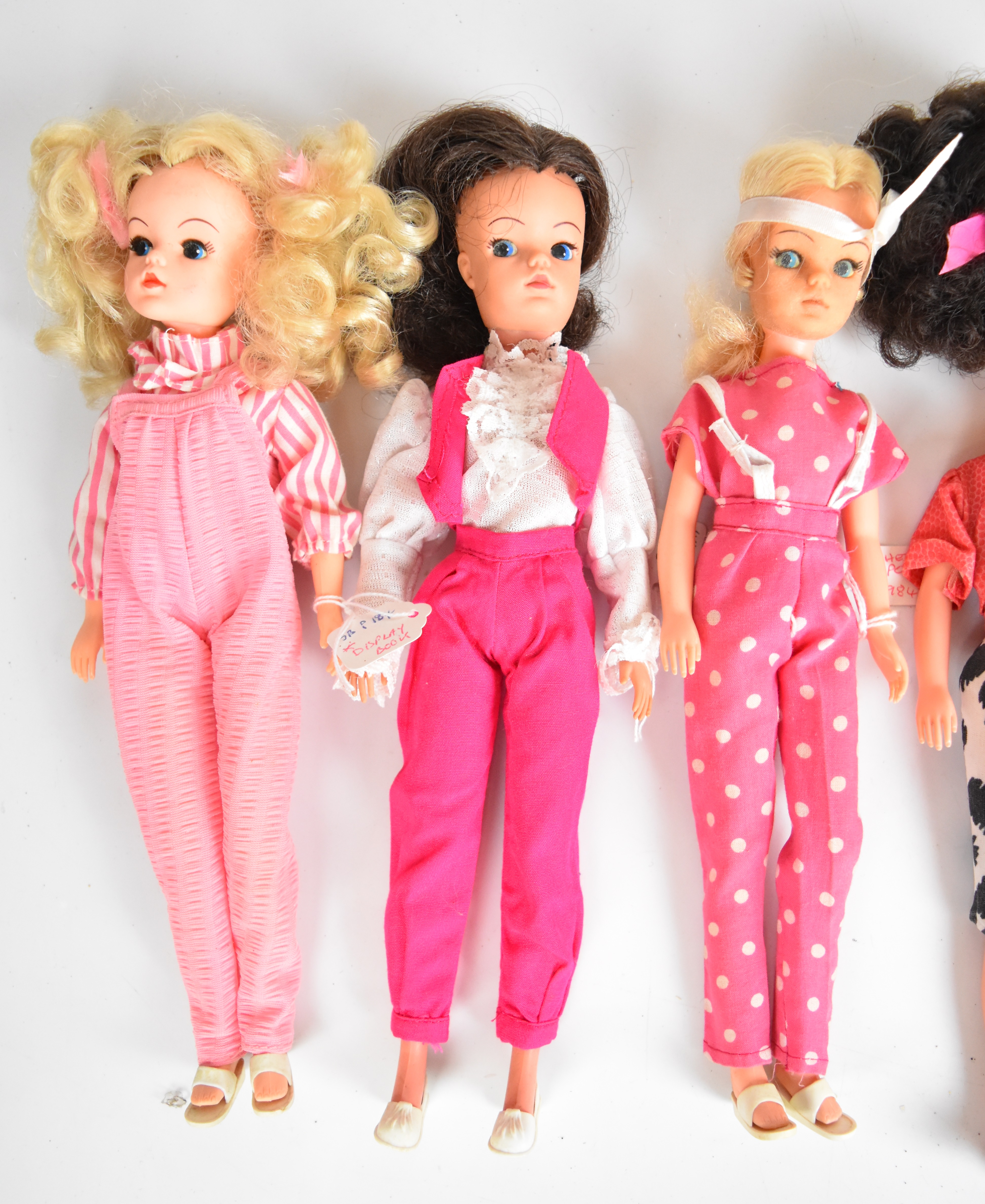 Nine vintage Sindy dolls by Pedigree dressed in 1980's outfits to include Well Suited, Fashion - Image 4 of 4