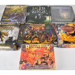 Seven fantasy themed board games comprising Dungeon & Dragons, Stonehenge, Beowulf, Battle Lore,