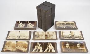Underwood & Underwood stereoscopic cards relating to Italy, including Rome, Venice and the
