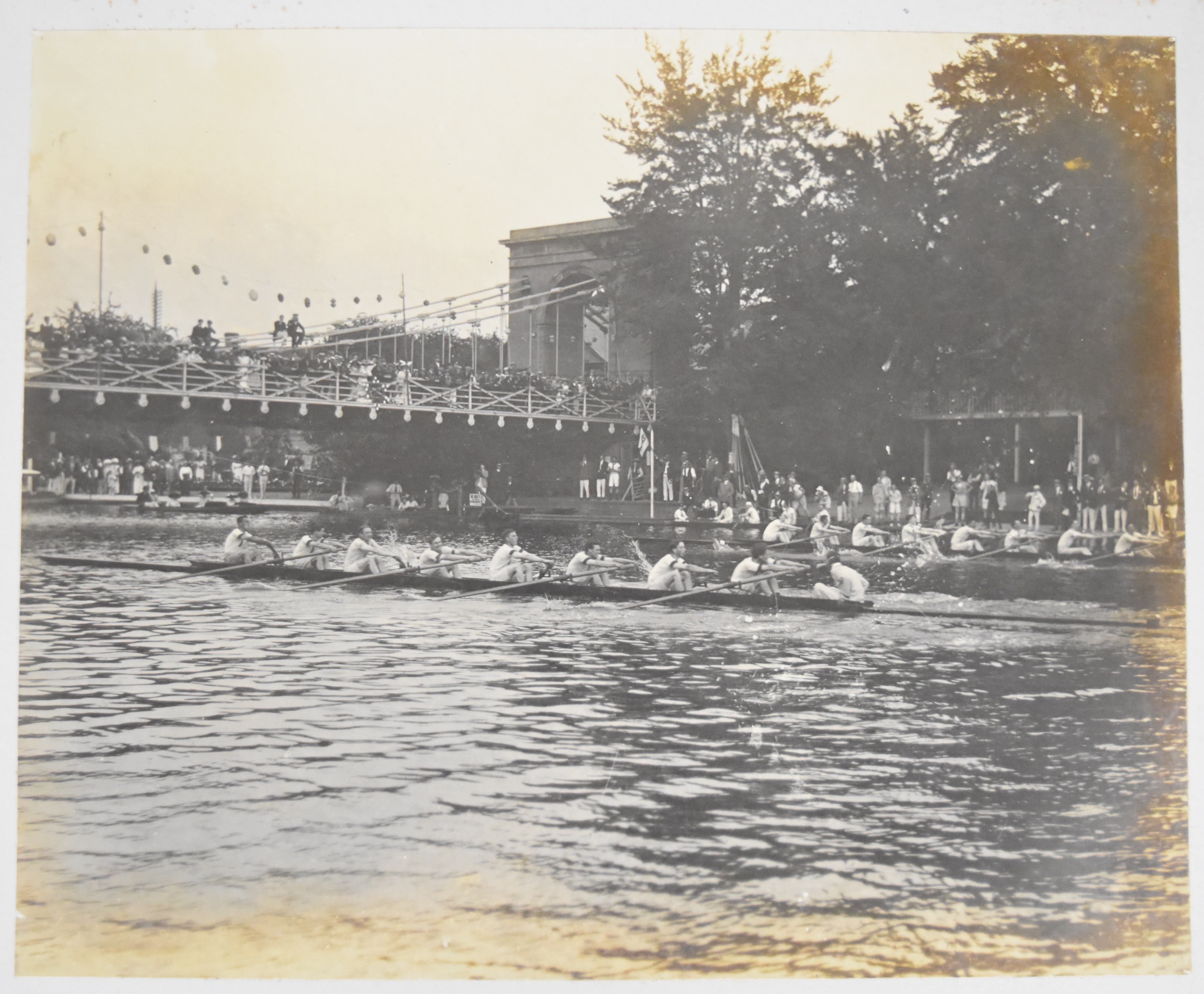 Rowing / boat race / Henley Regatta / Oxford University interest large format photograph album of - Image 2 of 7