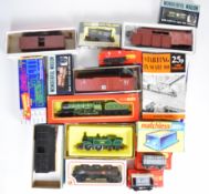 A collection of 00 and H0 gauge model railway locomotives and wagons to include Hornby R868 0-4-4