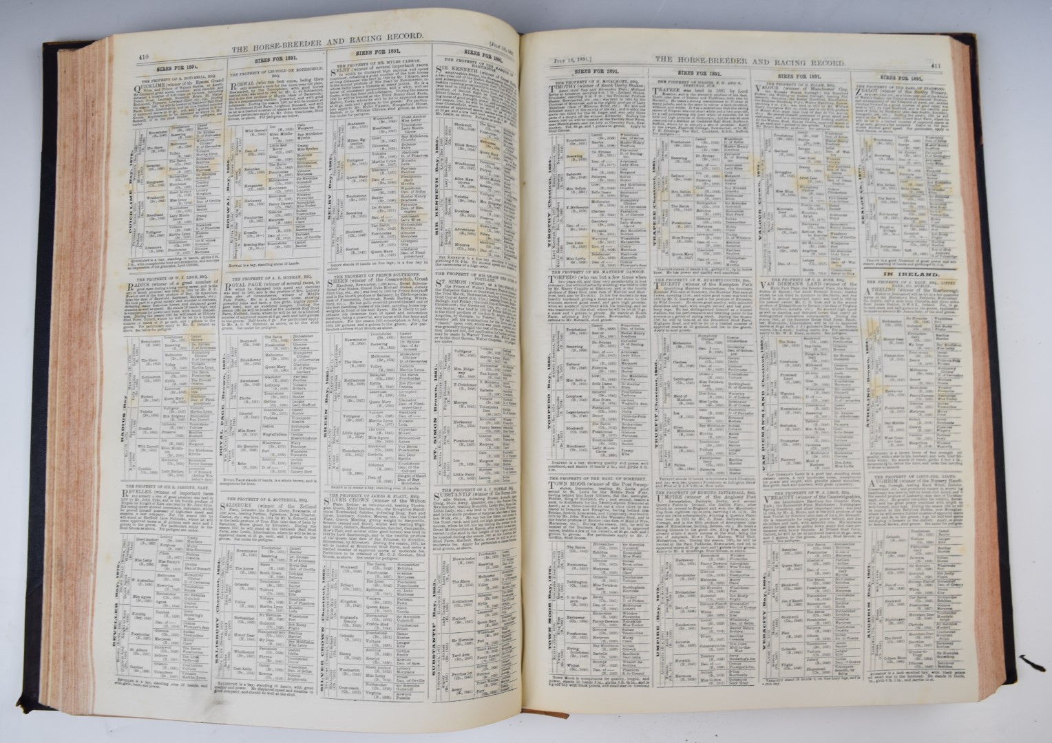 The Horse-Breeder & Racing Record at Home & Abroad Edited by 'Beacon' Volumes 1-6 numbers 1–186, - Image 4 of 4
