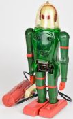 Dux Toys (Germany) battery operated plastic body 'Astroman' robot, height 30.5cm.
