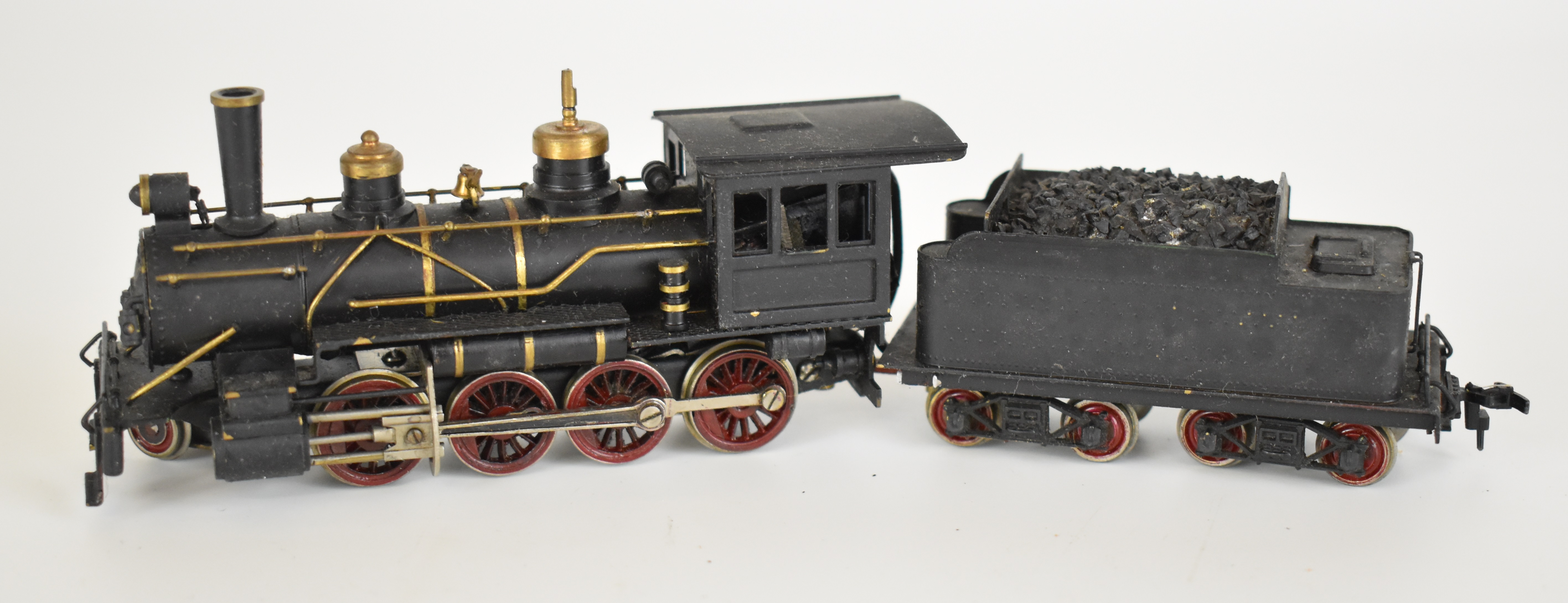 Four H0 scale Tenshodu and Mantua painted brass American steam locomotives to include New York - Image 5 of 5
