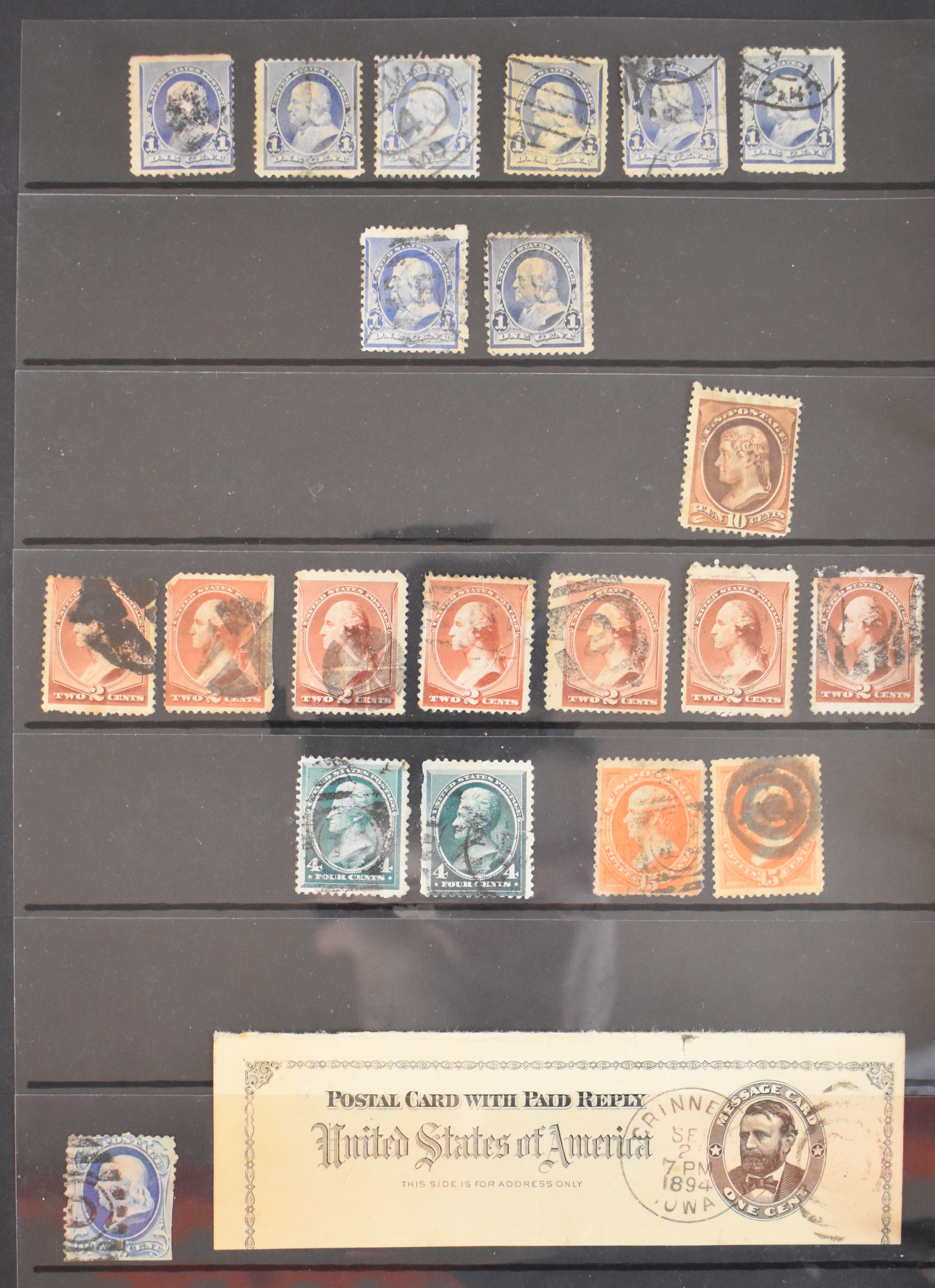 USA mint and used stamp collection in eight stockbooks and folders from 1861 to modern including - Image 3 of 10