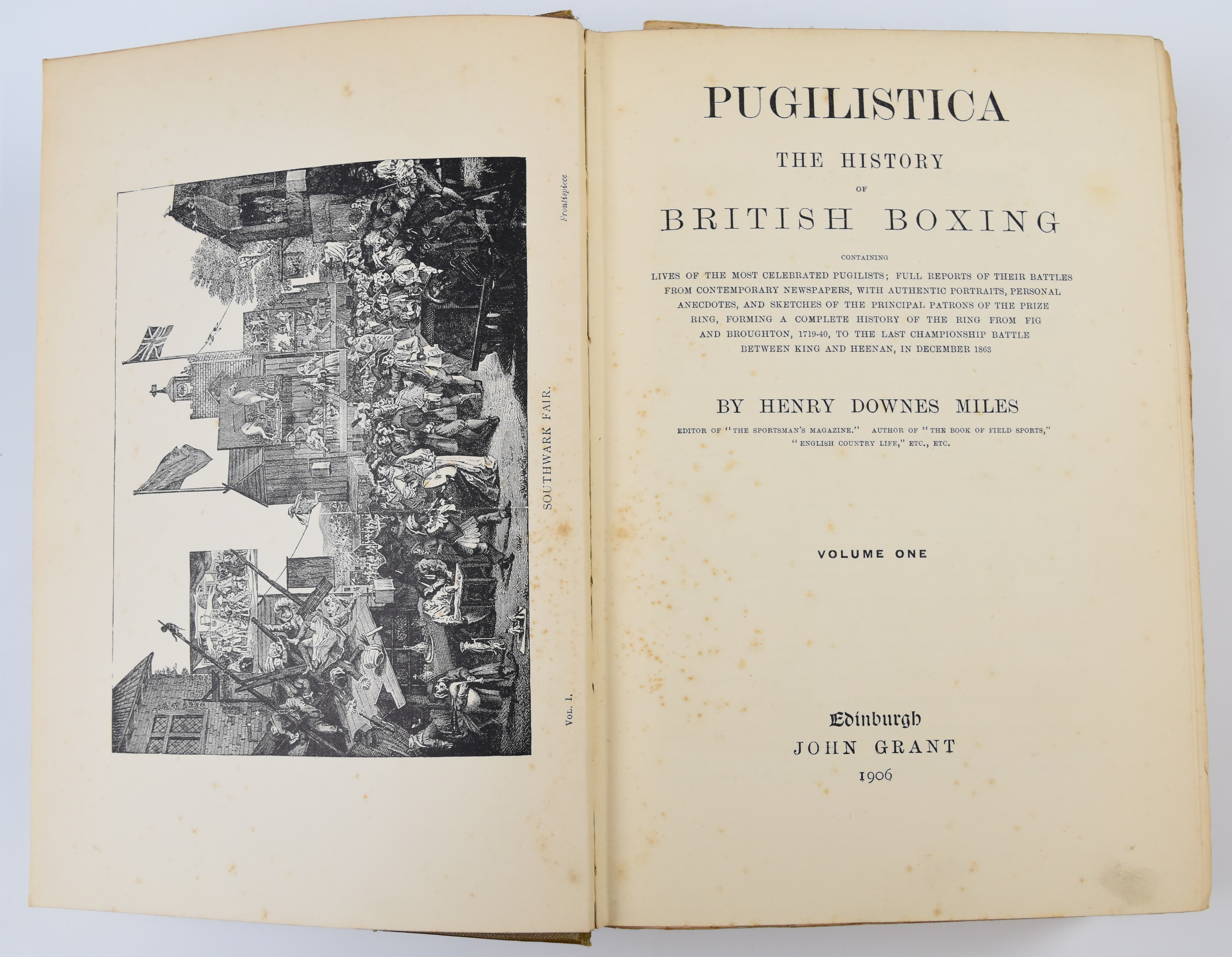 [Boxing] Pugilistica The History of British Boxing containing lives of the most celebrated - Image 2 of 5