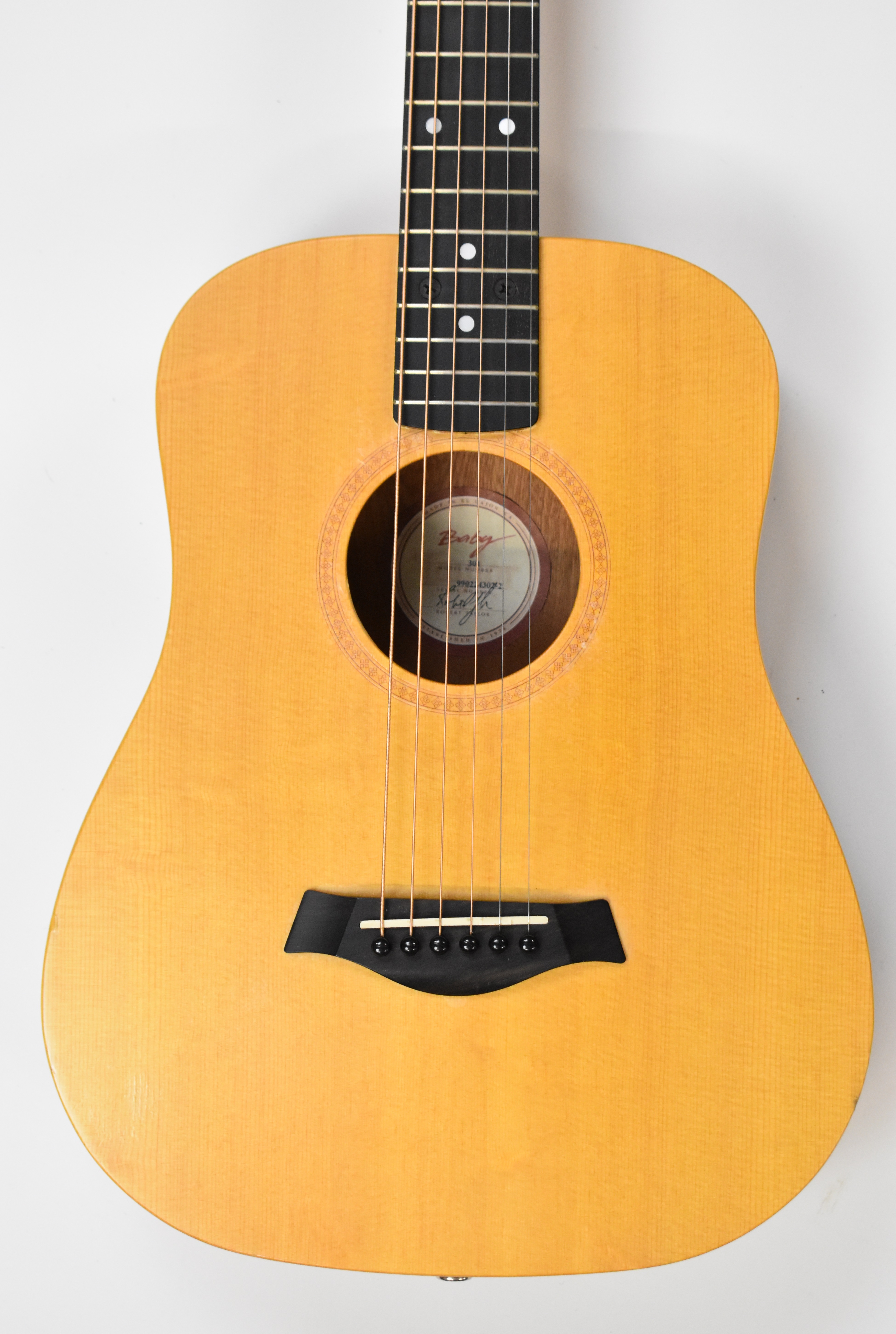 Taylor Baby 301 3/4 size USA made 19 fret acoustic guitar in fitted Taylor hard case, length 86cm - Image 2 of 9