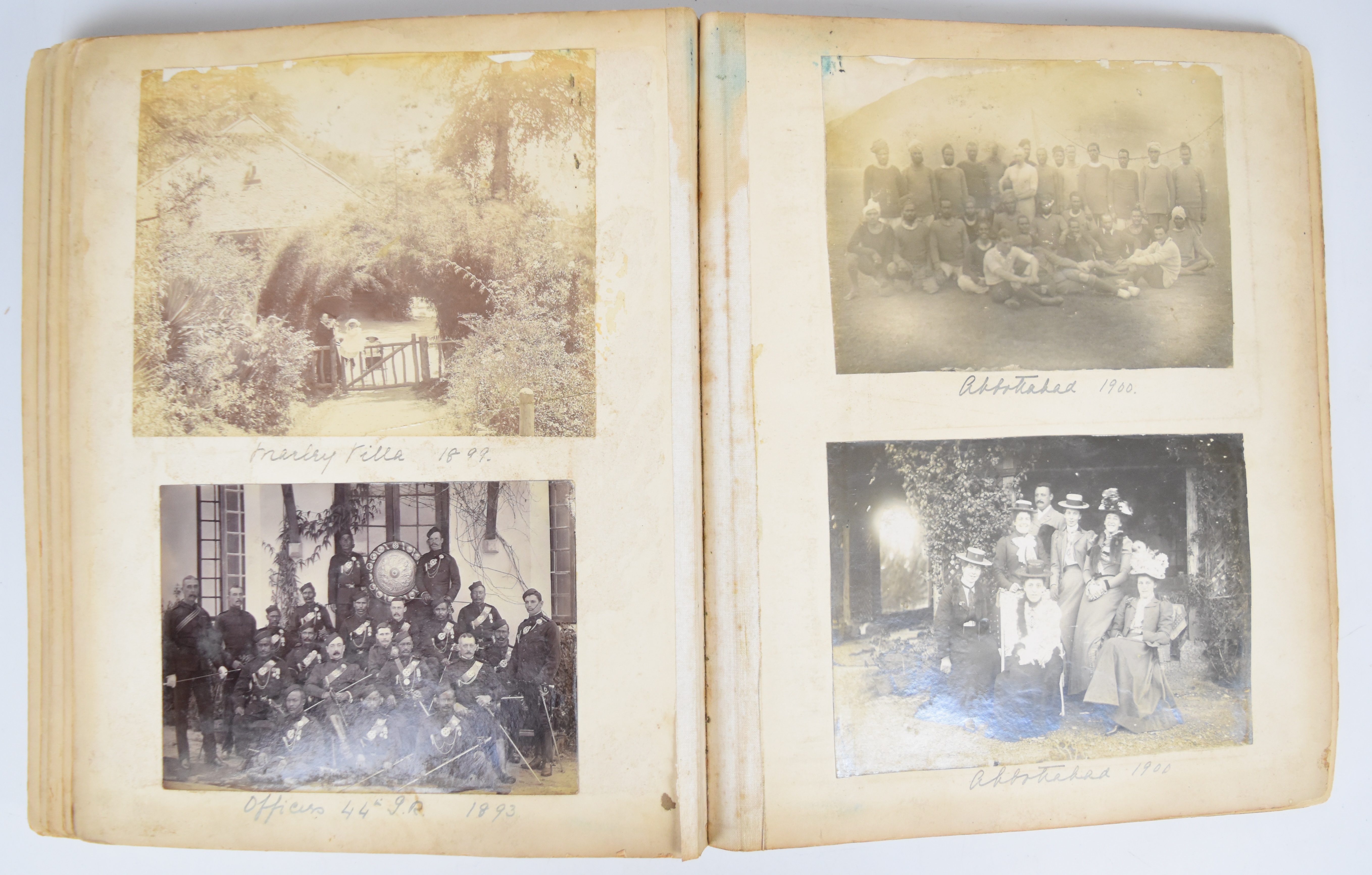 An album of late 19th and early 20thC large format photographs of Indian interest. Beginning with - Image 25 of 29