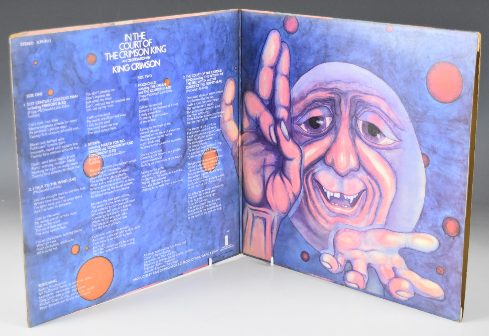 King Crimson In The Court Of The Crimson King (LPS 9111) Island UK first pressing with pink label, - Image 3 of 4