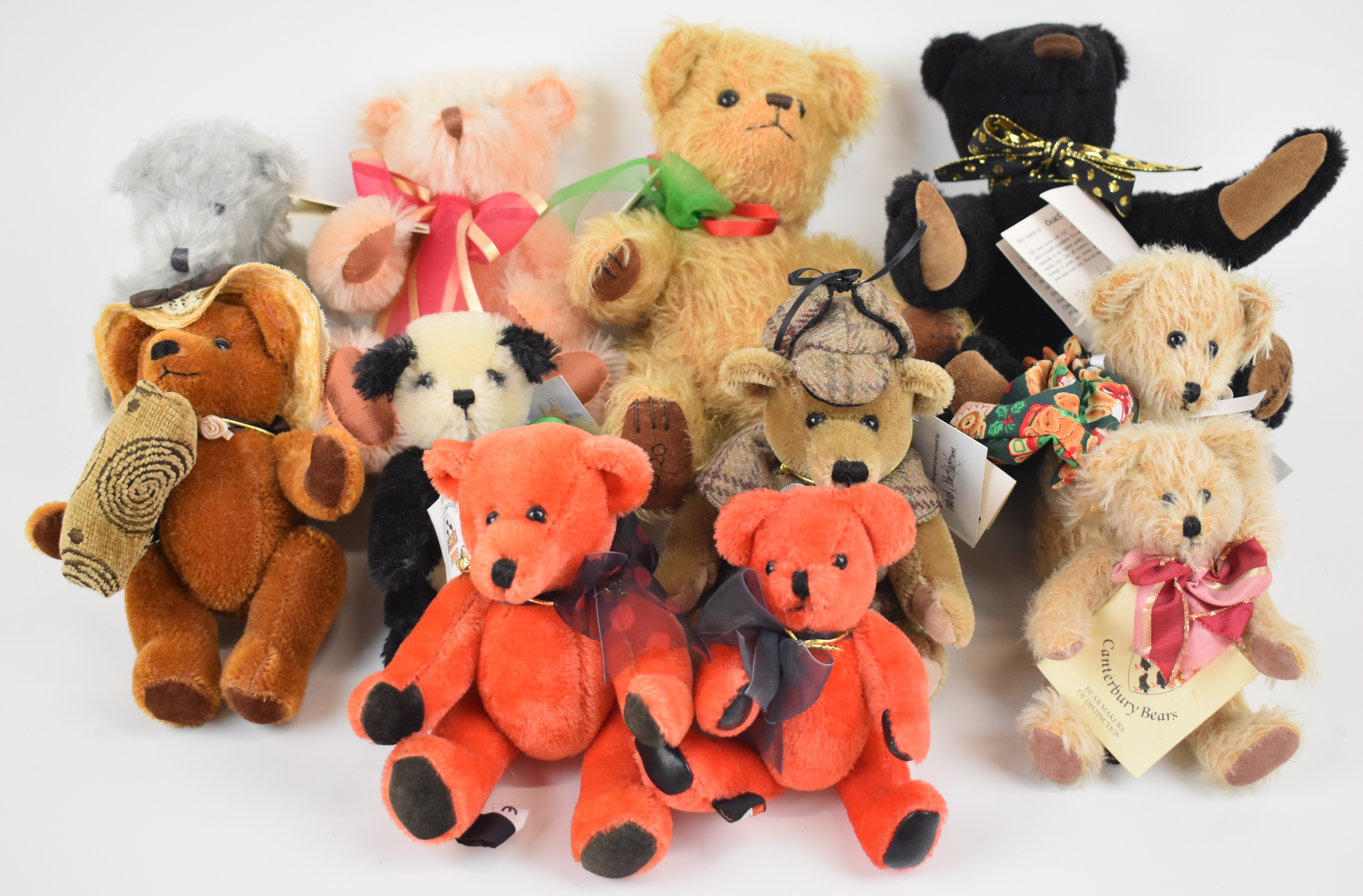 Twenty-two Canterbury Bears Teddy bears, each with original swing tag to neck, tallest 52cm. - Image 4 of 4