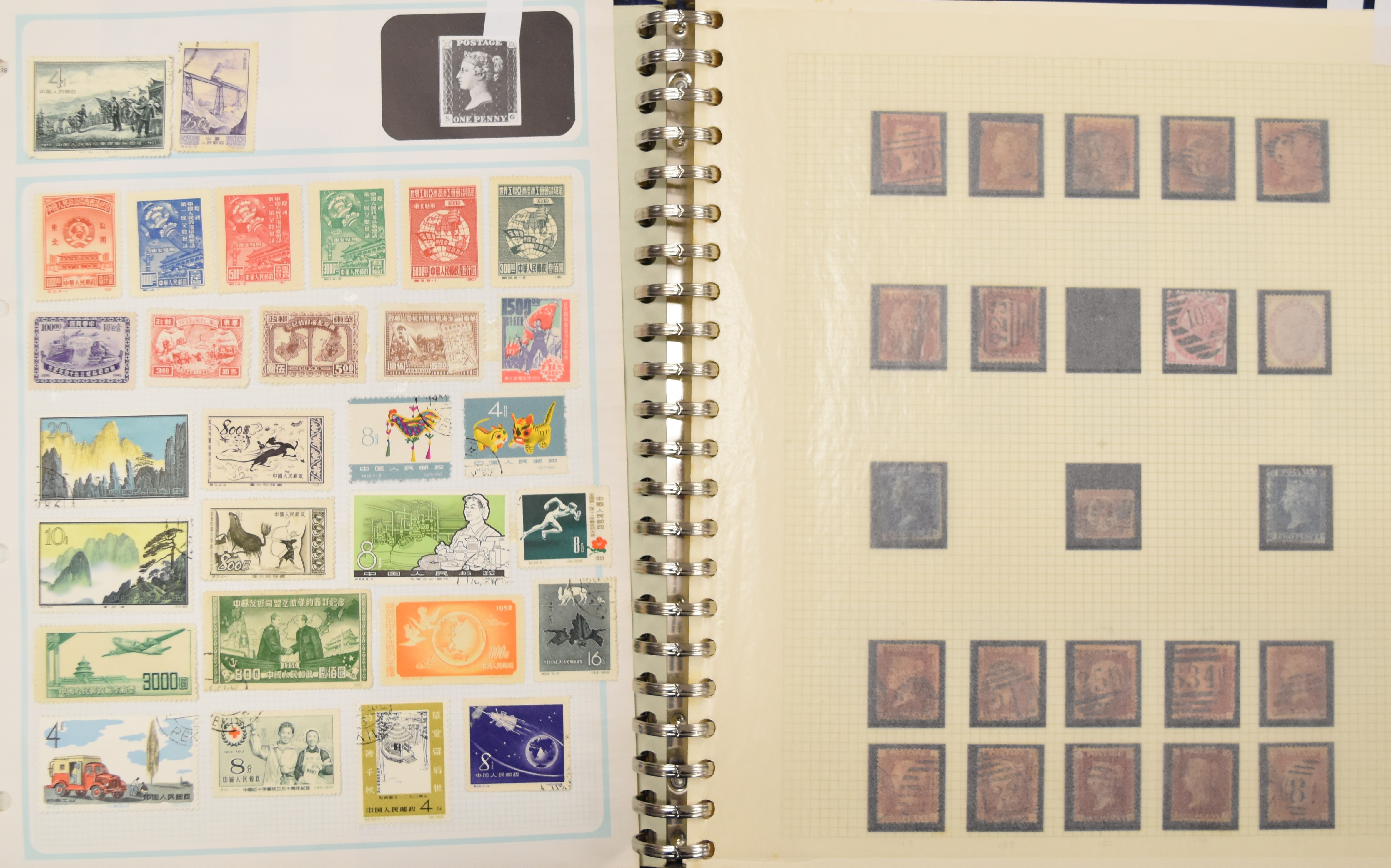 GB and world stamp collection from Queen Victoria 1d reds and ½d reds to Queen Elizabeth II, in - Image 6 of 7