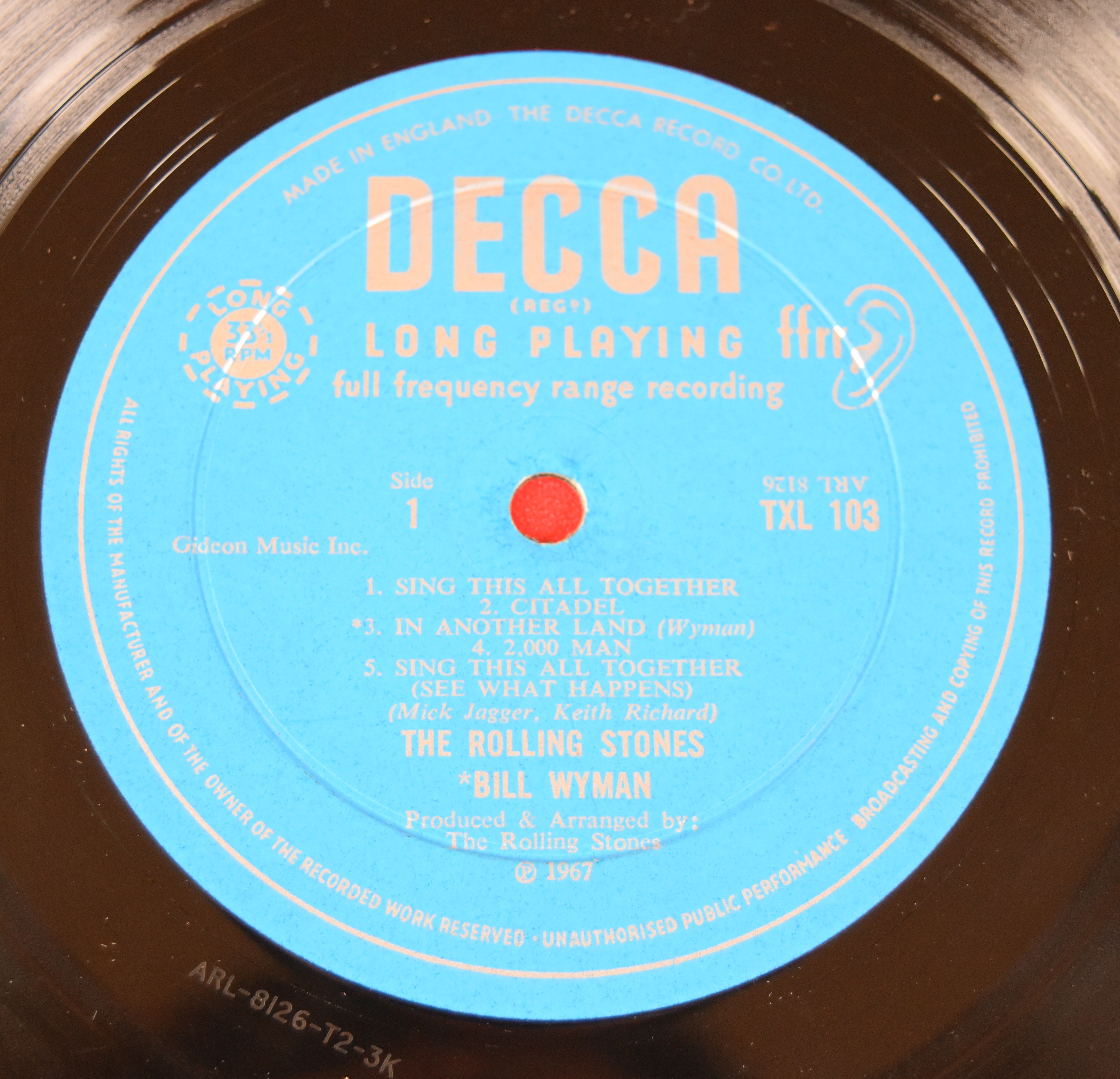 Rolling Stones - Their Satanic Majesties Request (TXL 103), Decca blue label, record appears VG - Image 4 of 4