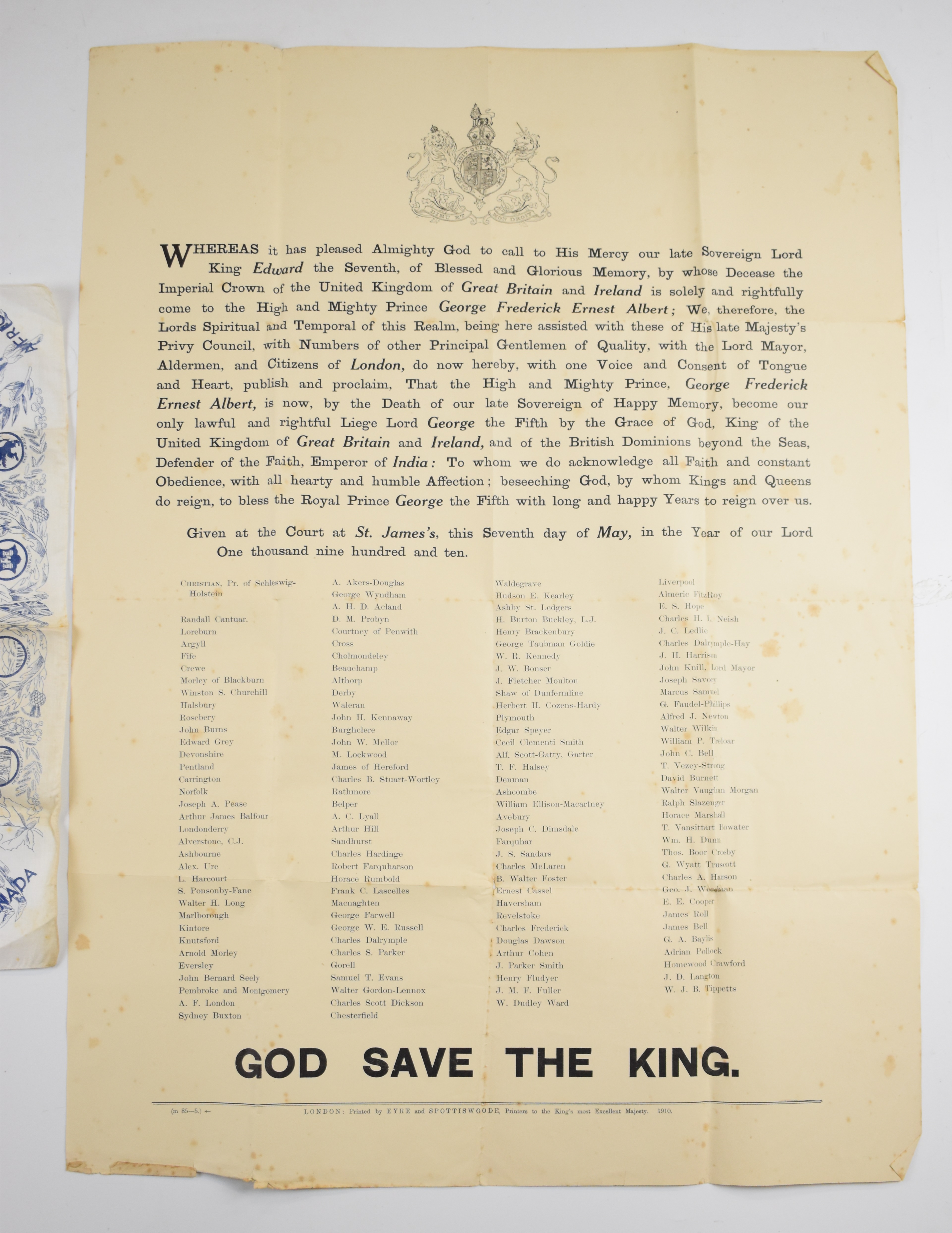 Military and social history including 1910 roll call 'God Save The King' coronation, 1st Queen's - Image 8 of 13