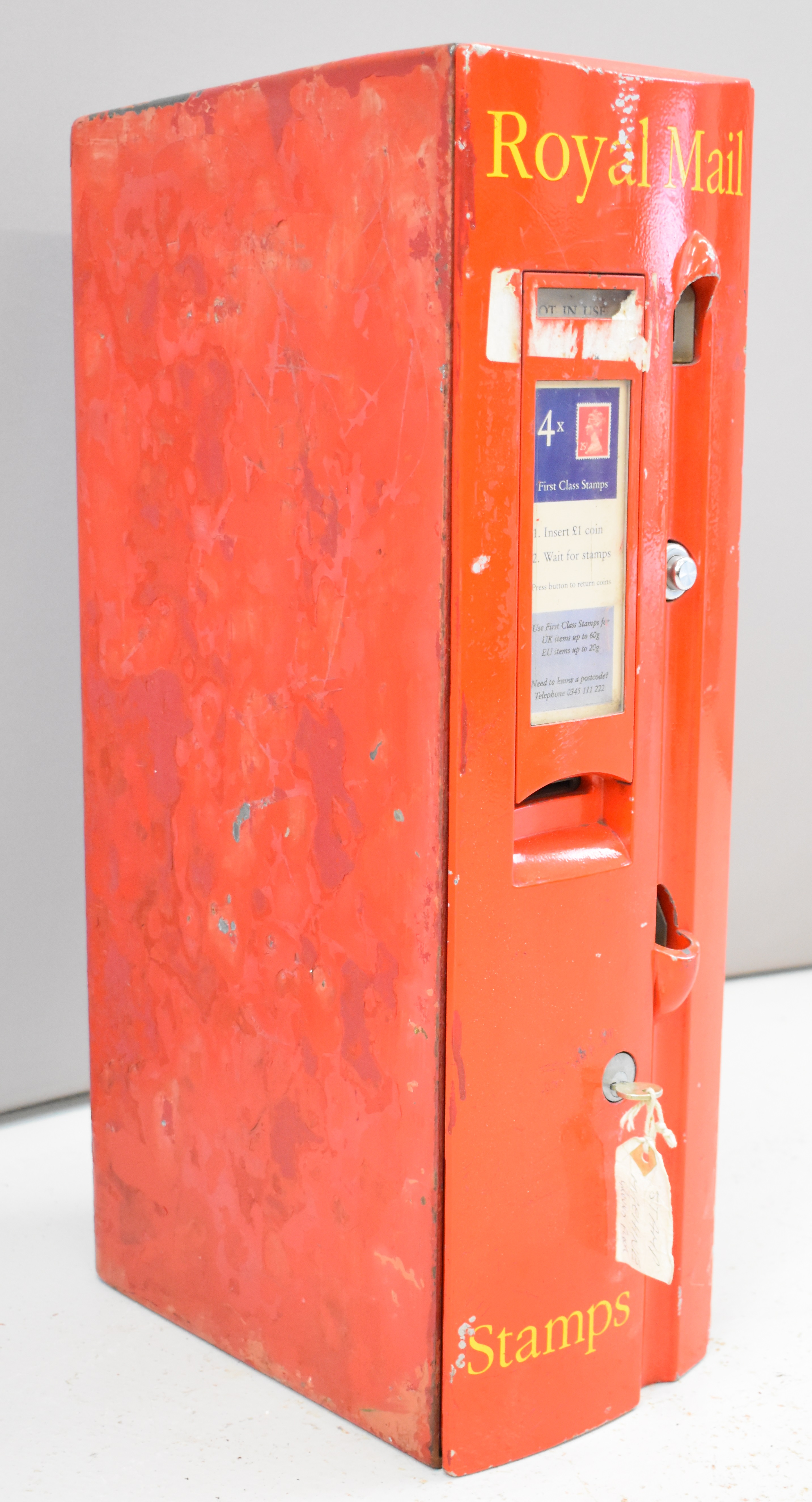 Royal Mail coin operated stamp dispensing machine, overall height 61cm, being sold by the now closed - Image 2 of 10