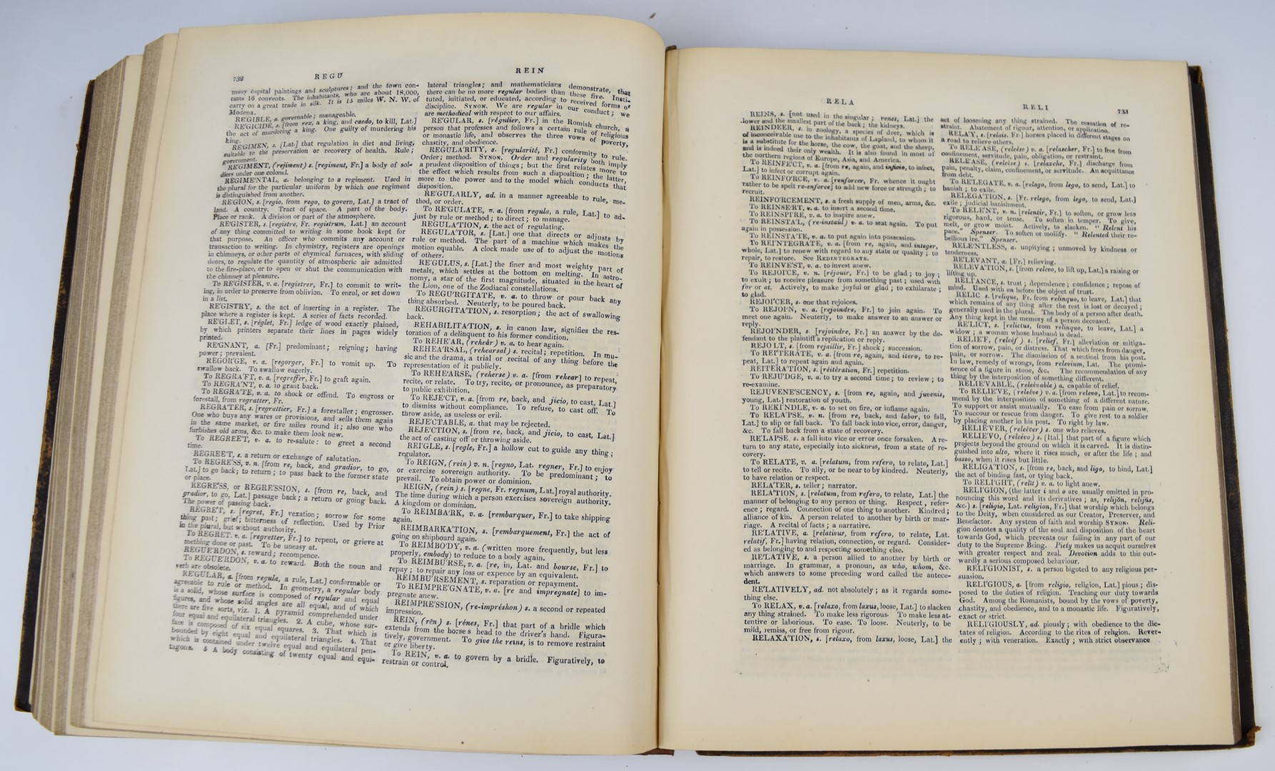 The Universal English Dictionary with A Pronouncing Dictionary, Epitome of the History of England - Image 6 of 6