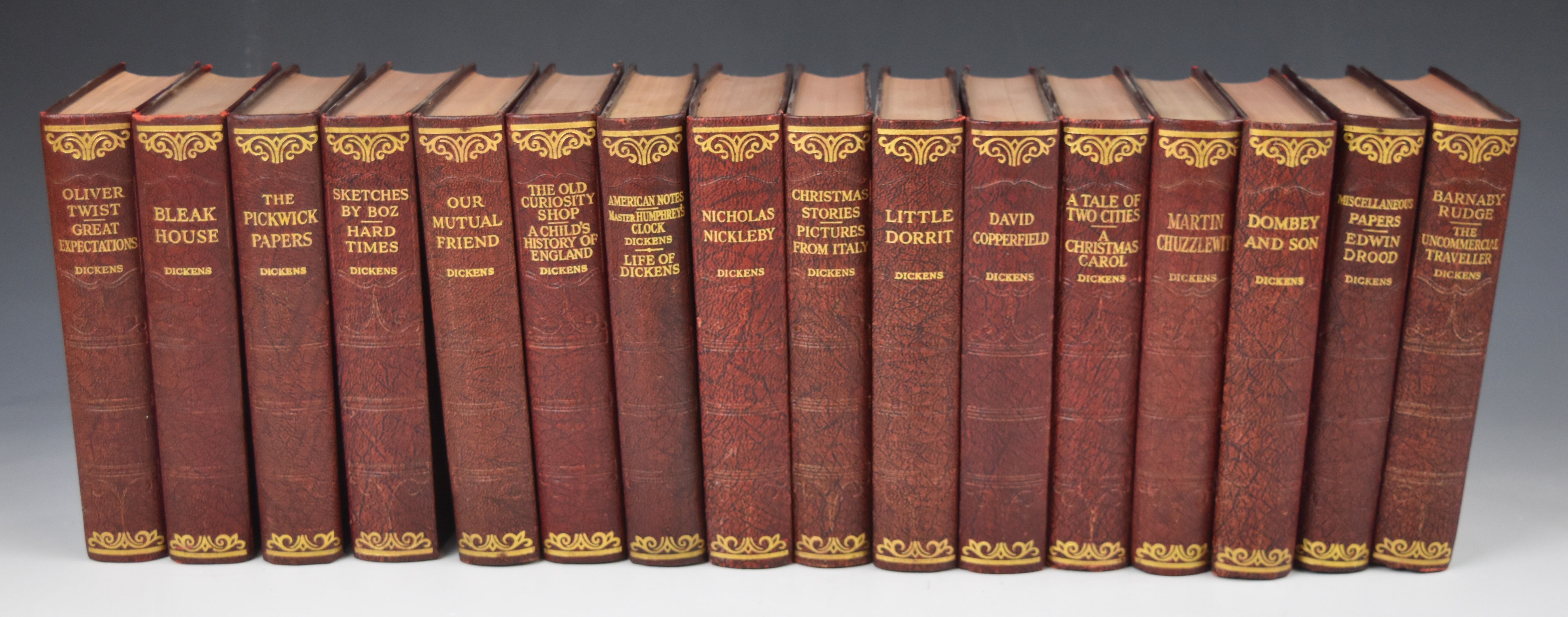 Charles Dickens Works published Hazell, Watson & Viney (c.1930s) in 16 volumes (complete)