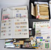 A large GB Commonwealth stamp collection in various stockbooks, Lindner albums and folders, mint and