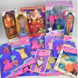 Five Hasbro Sindy dolls dating to the mid 90's comprising Noel 18628, Paradise Sindy 16409, Summer